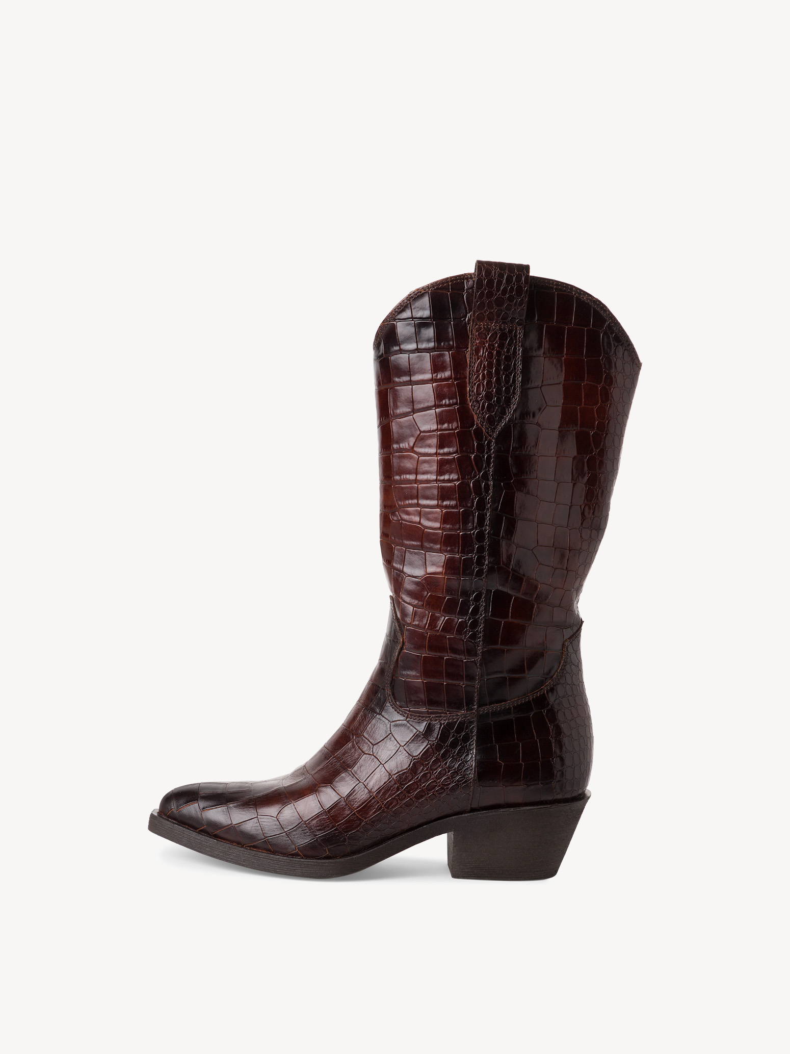 Bottes en cuir - marron