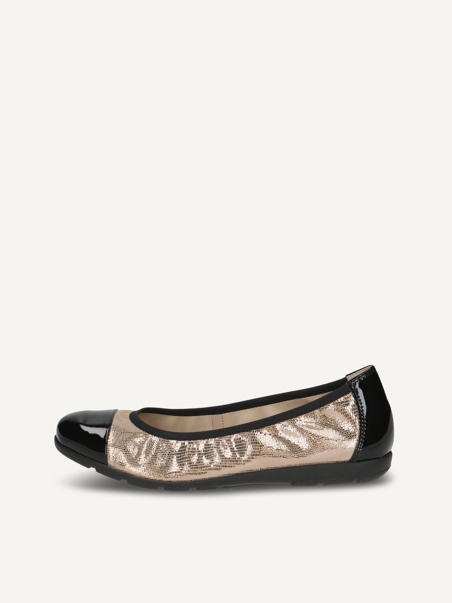 CAPRICE Ballerine beige en Cuir P37 70 €