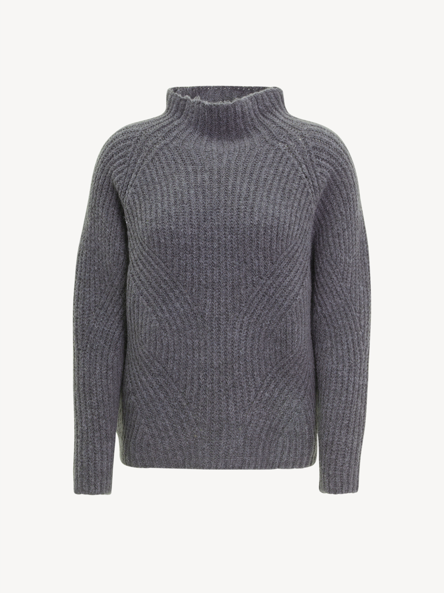 pull-over en tricot gris - 36