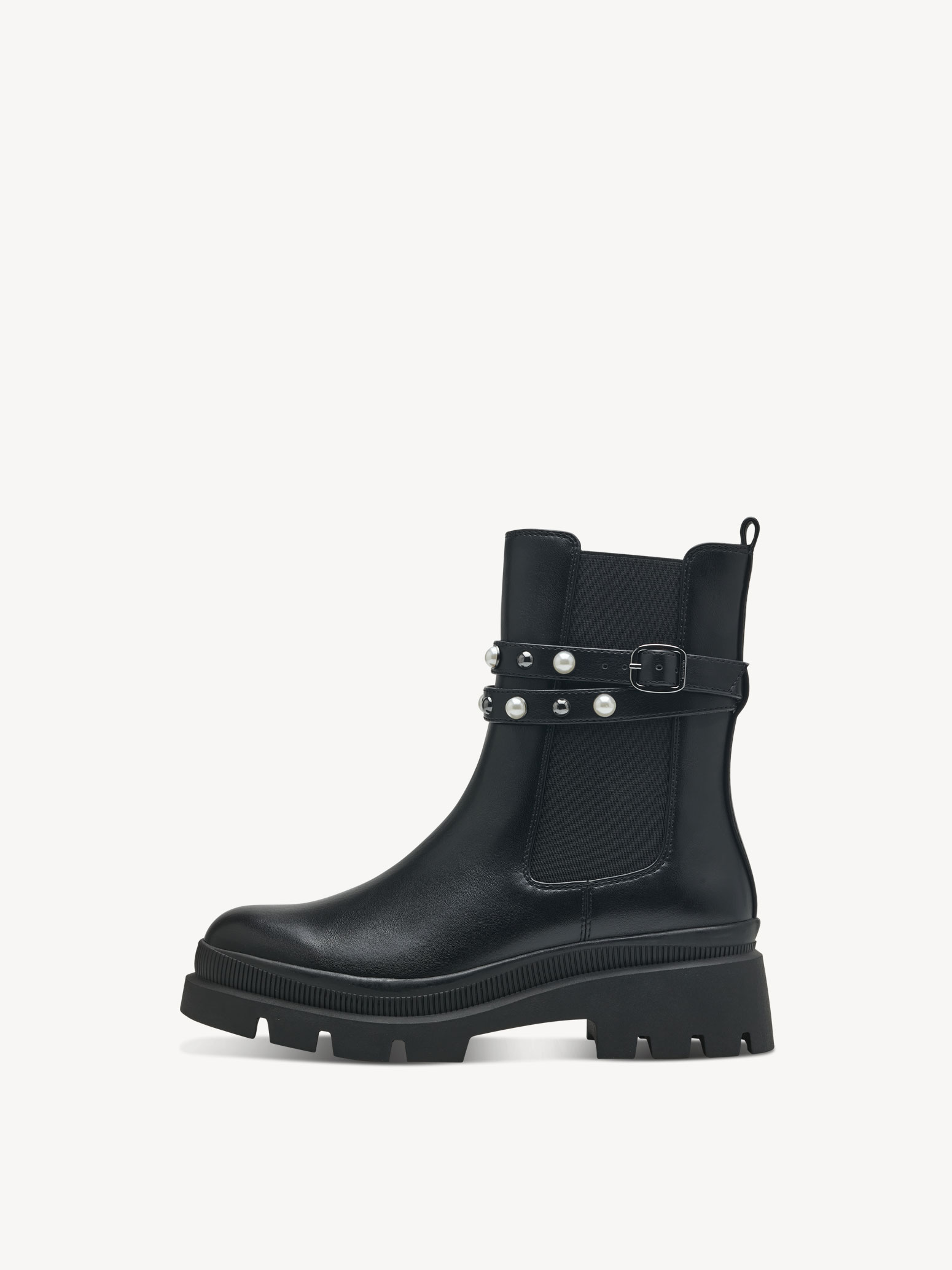 Tamaris Bottine Chelsea Femme Cuir 1-25404-41 – Confort Touch-It, Bout Rond, Talon Plat, Style Polyvalent