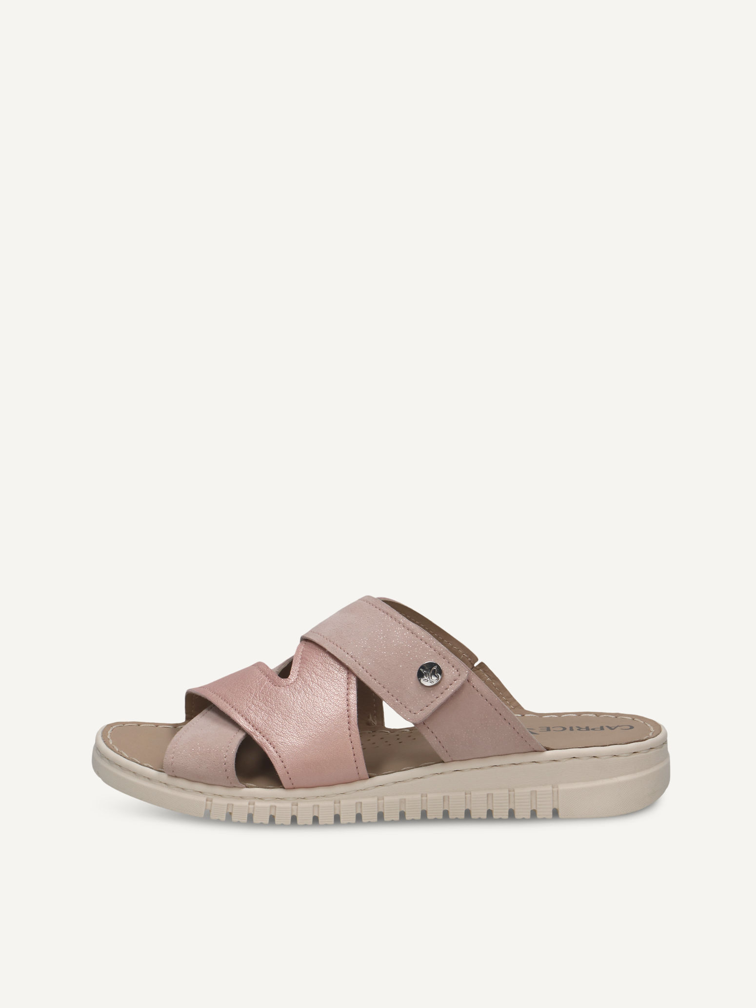CAPRICE Mule rose en Cuir sans talon P37 56 €