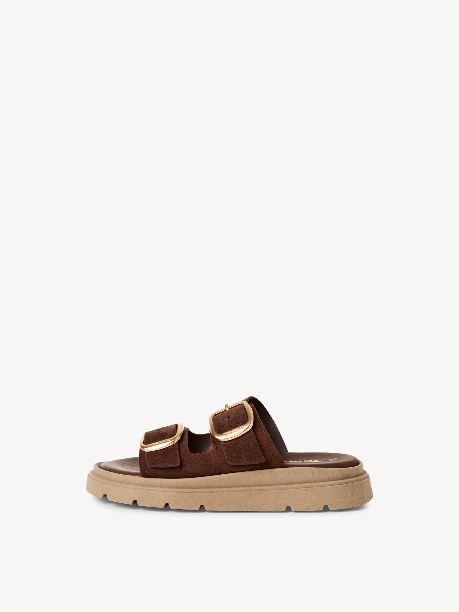 Mule en cuir - marron