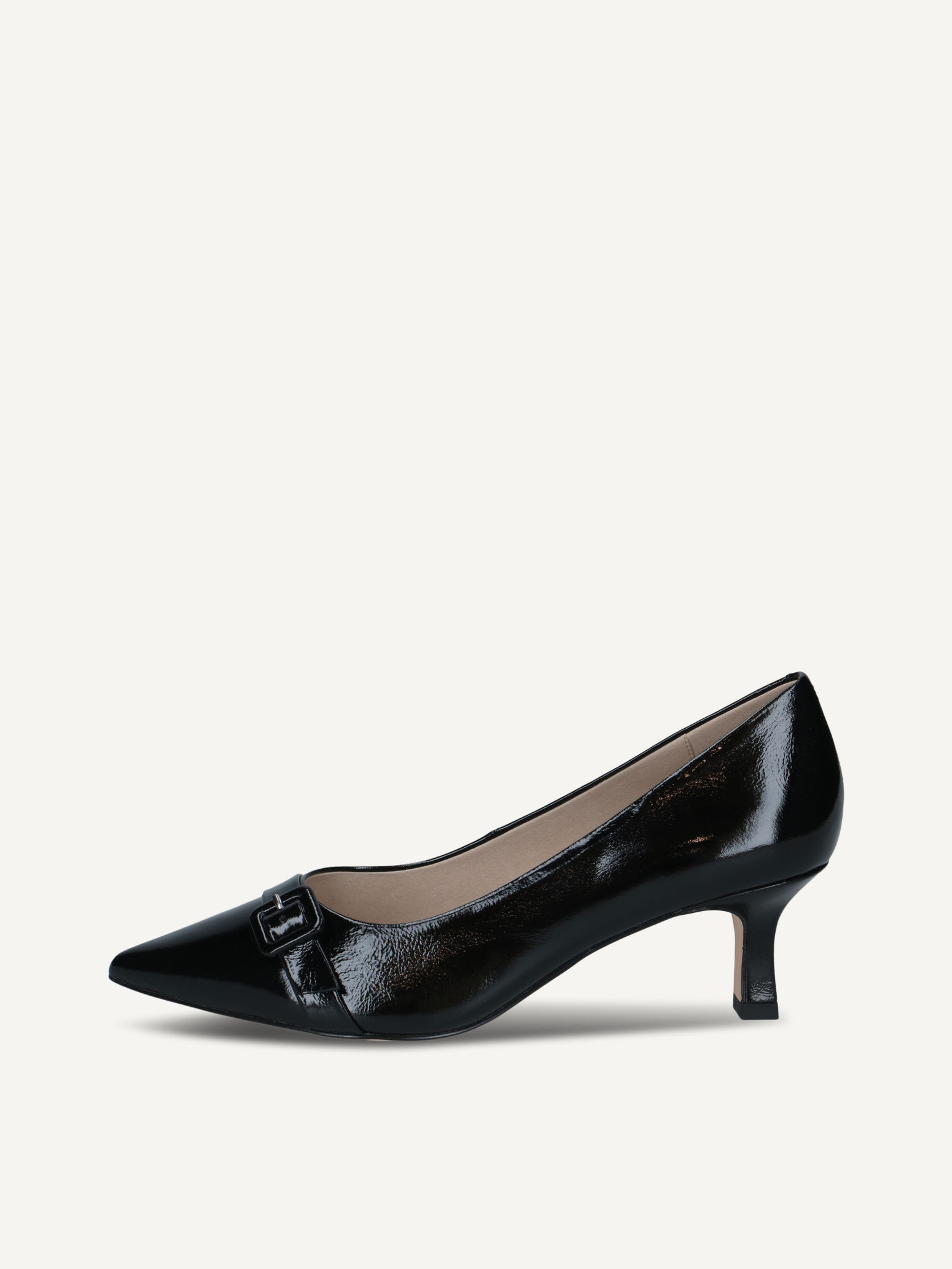 CAPRICE Escarpin noir en Cuir avec Queenie P405 80 €