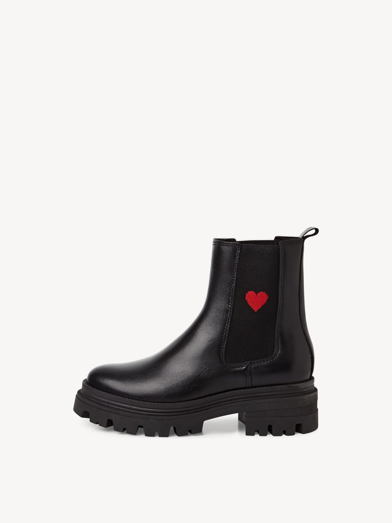 Leather Chelsea boot - black