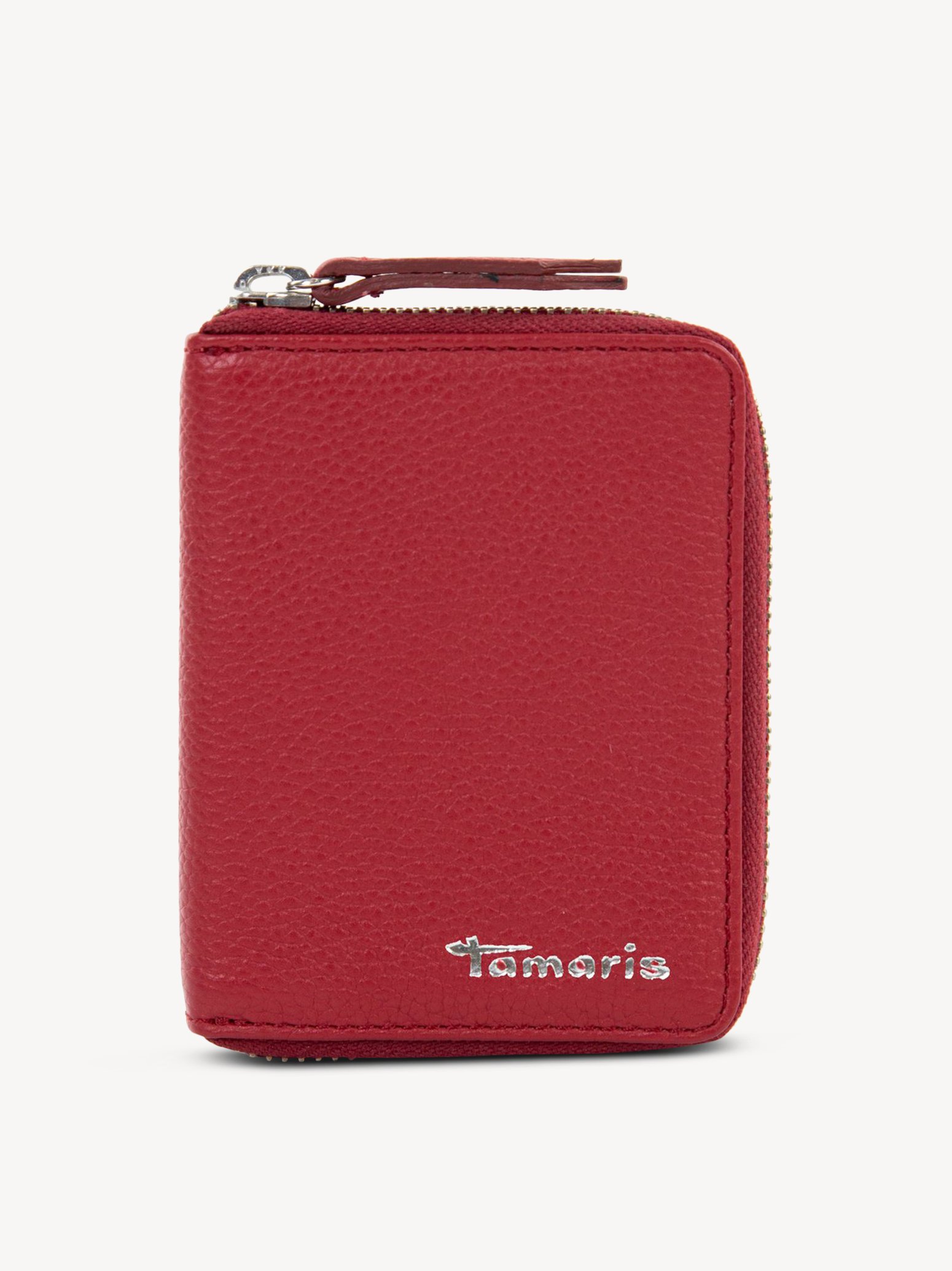 Leather Wallet - red