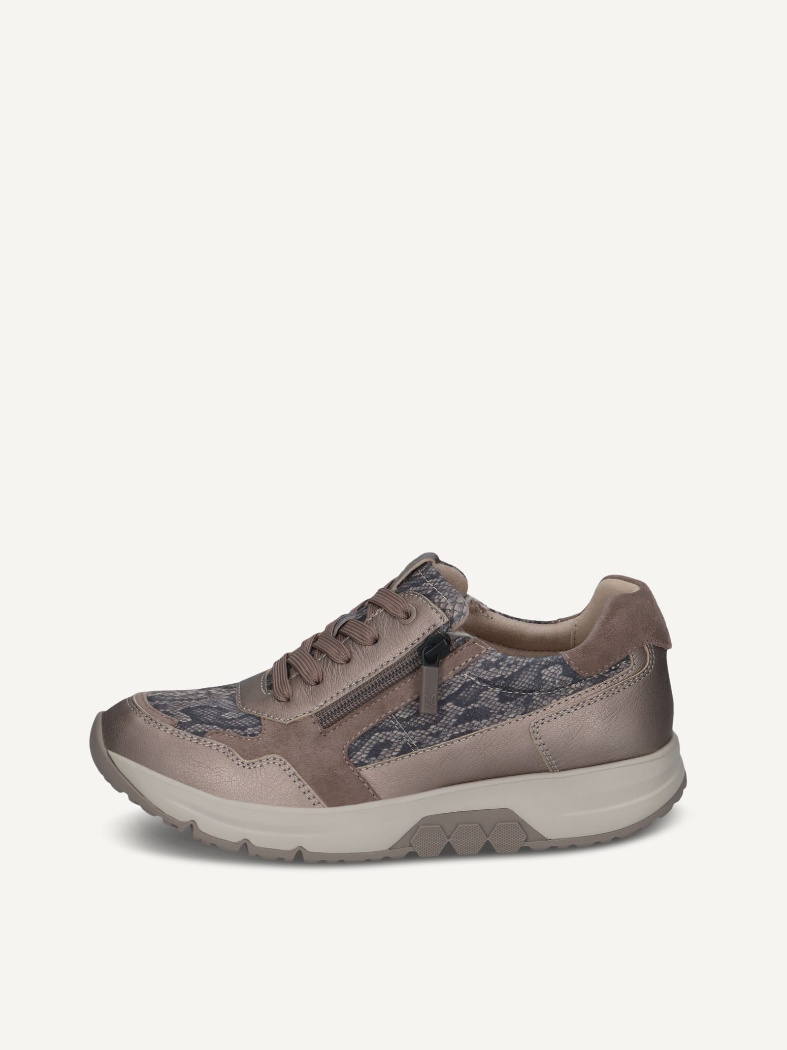 caprice sneaker beige made of leather size 37
