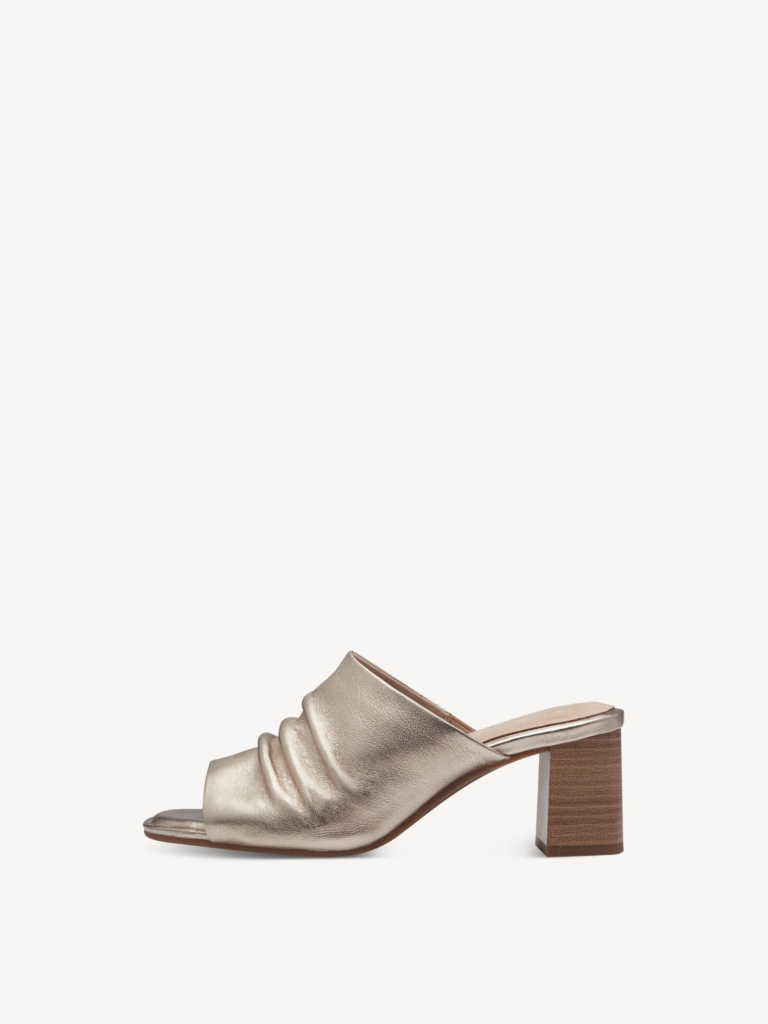 Leather Mule - gold