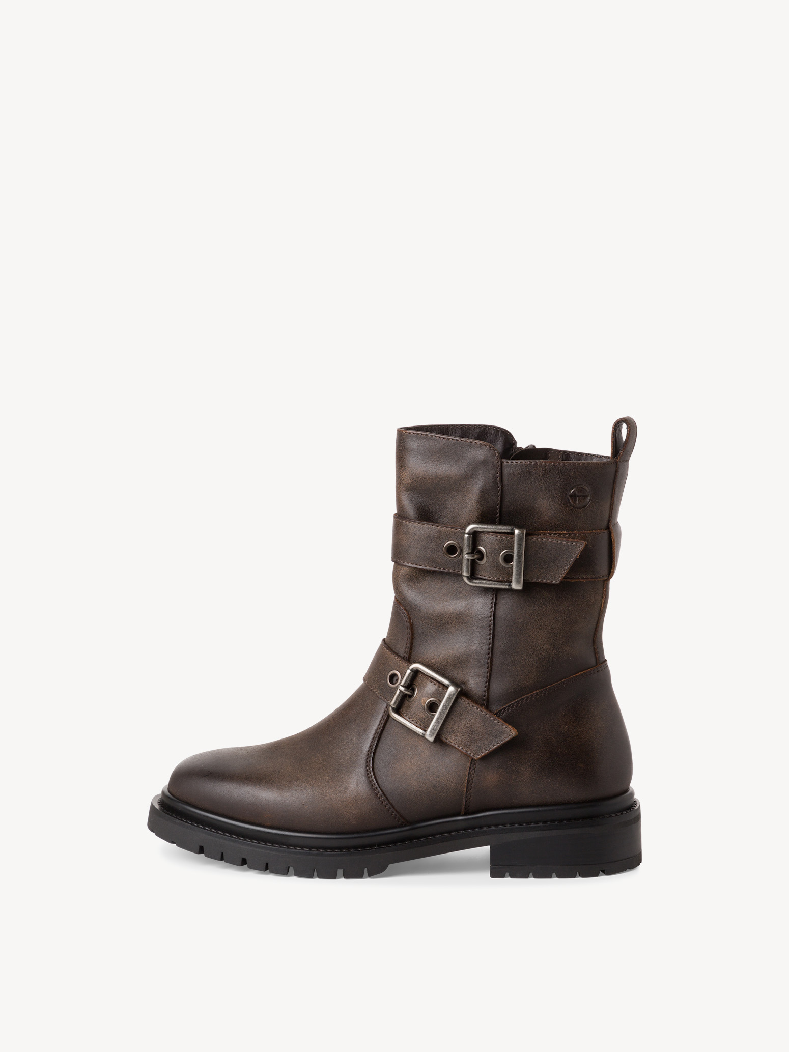 Leather Bootie - brown