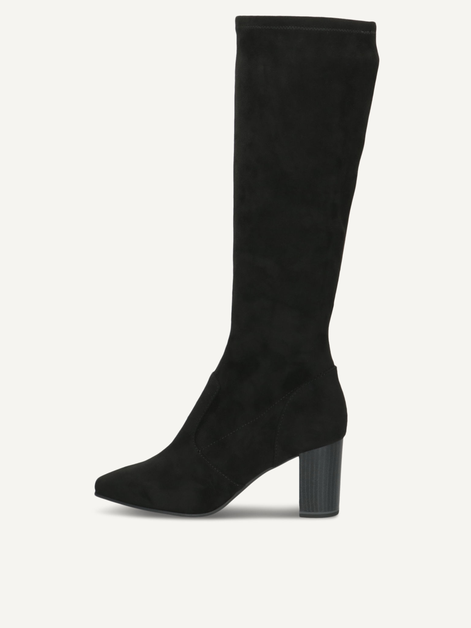CAPRICE Bottes noir en Textile avec Talon bloc P41 90$
