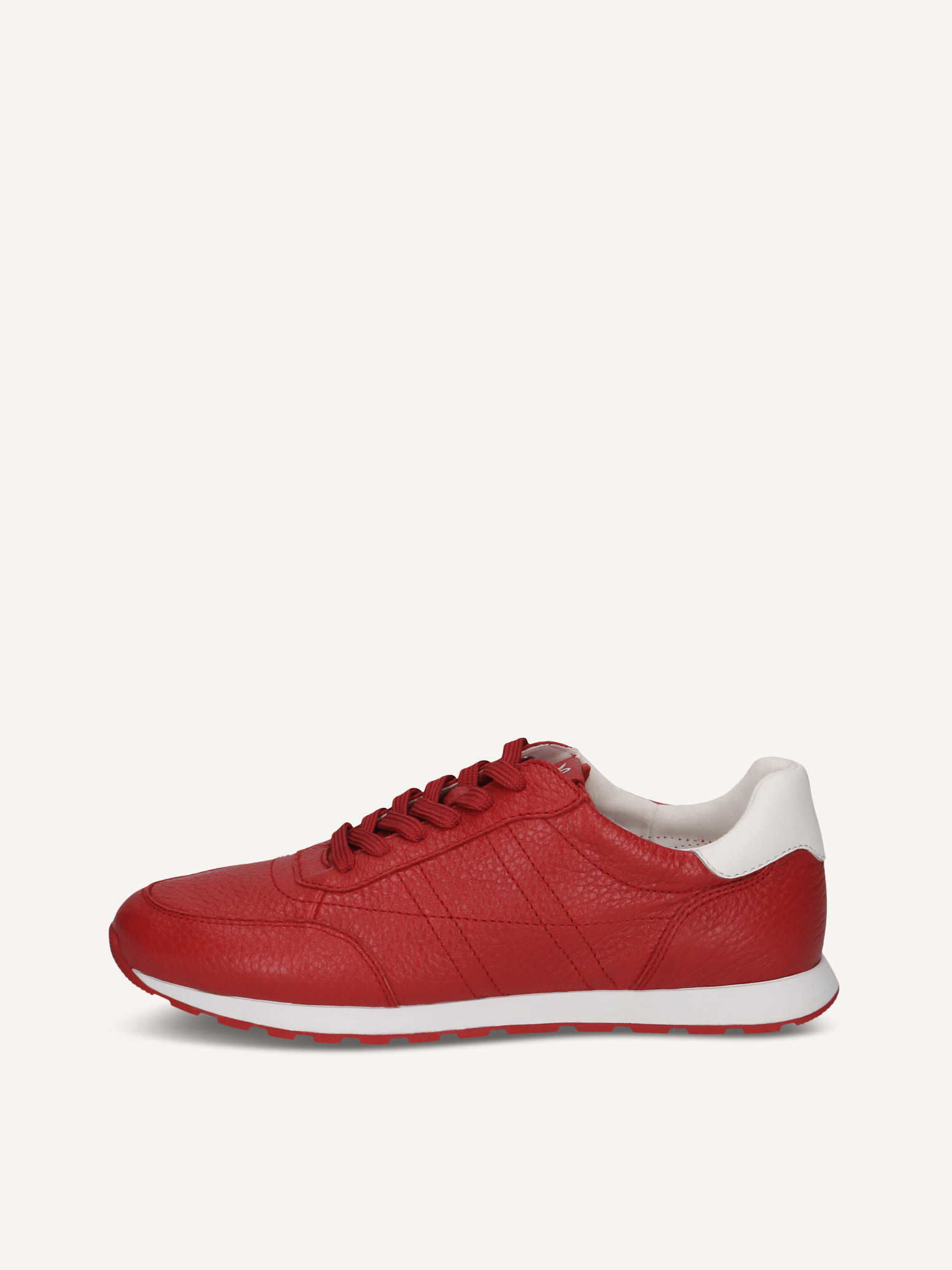 caprice sneaker red made of leather size 38