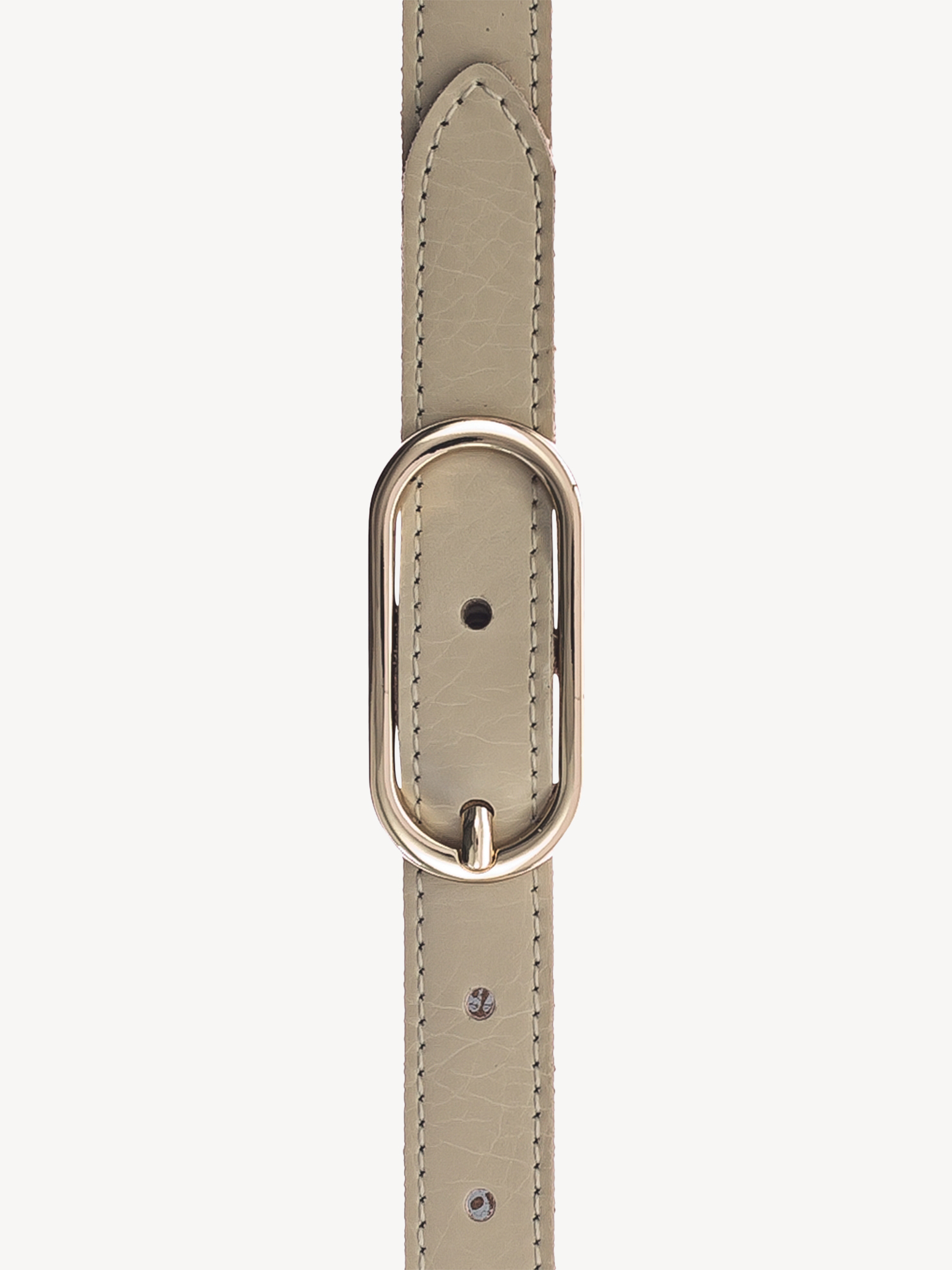 Ledergürtel - beige