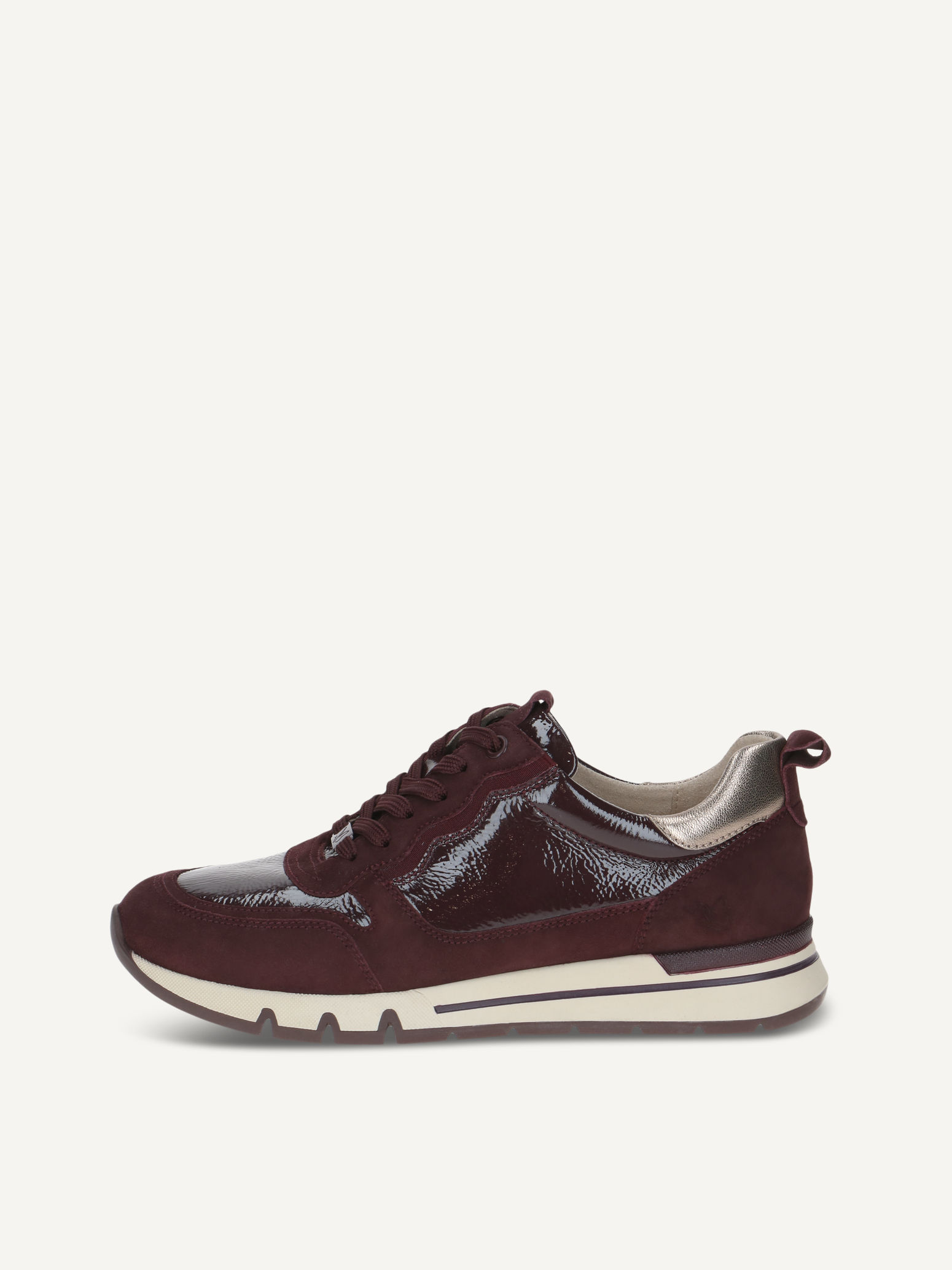 caprice sneaker red made of leather size 39