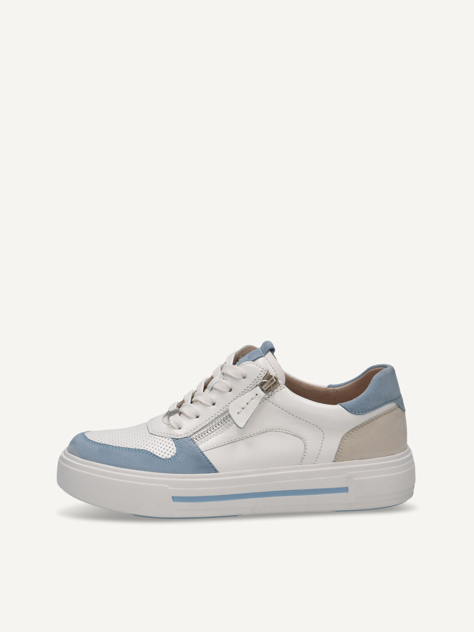 caprice sneaker blue made of leather size 375