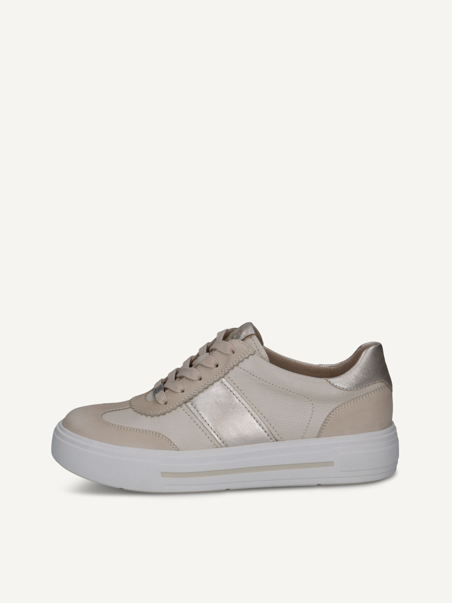 caprice sneaker white made of leather size 375