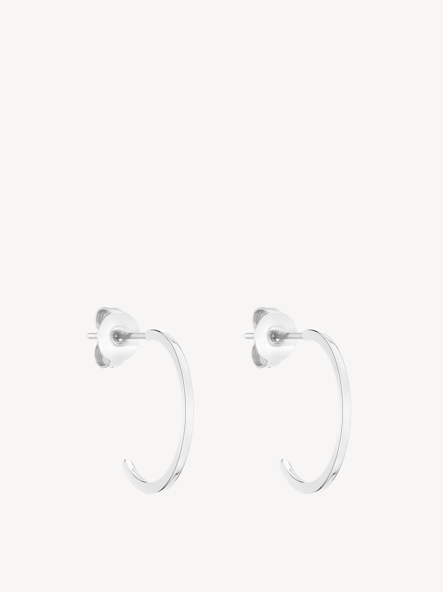 ﻿Creole earring - silver