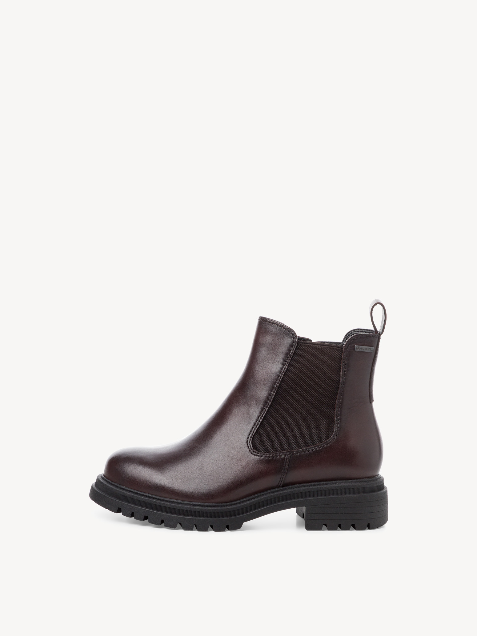 Bottine Chelsea en cuir - marron