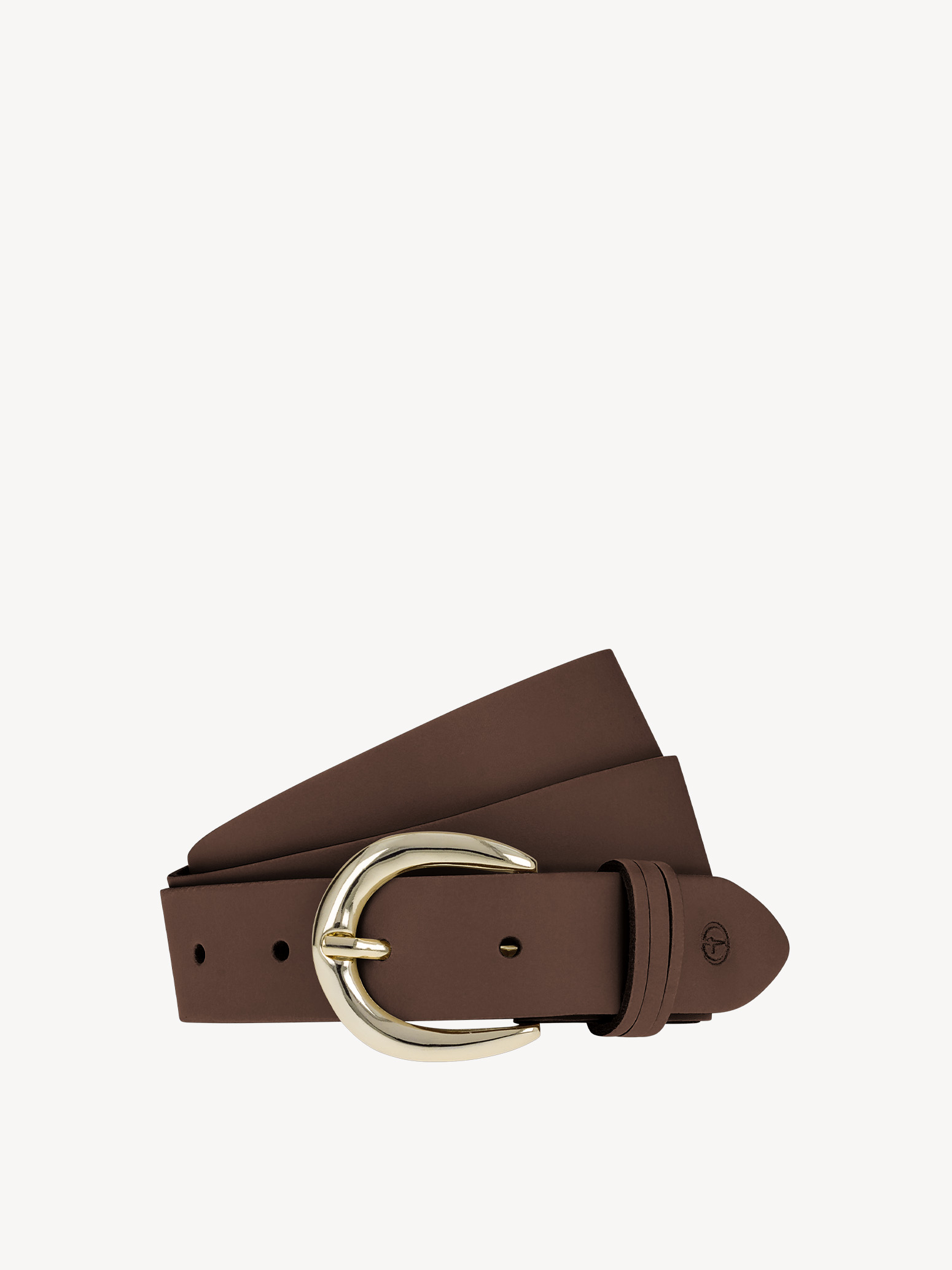 Ceinture en cuir - beige