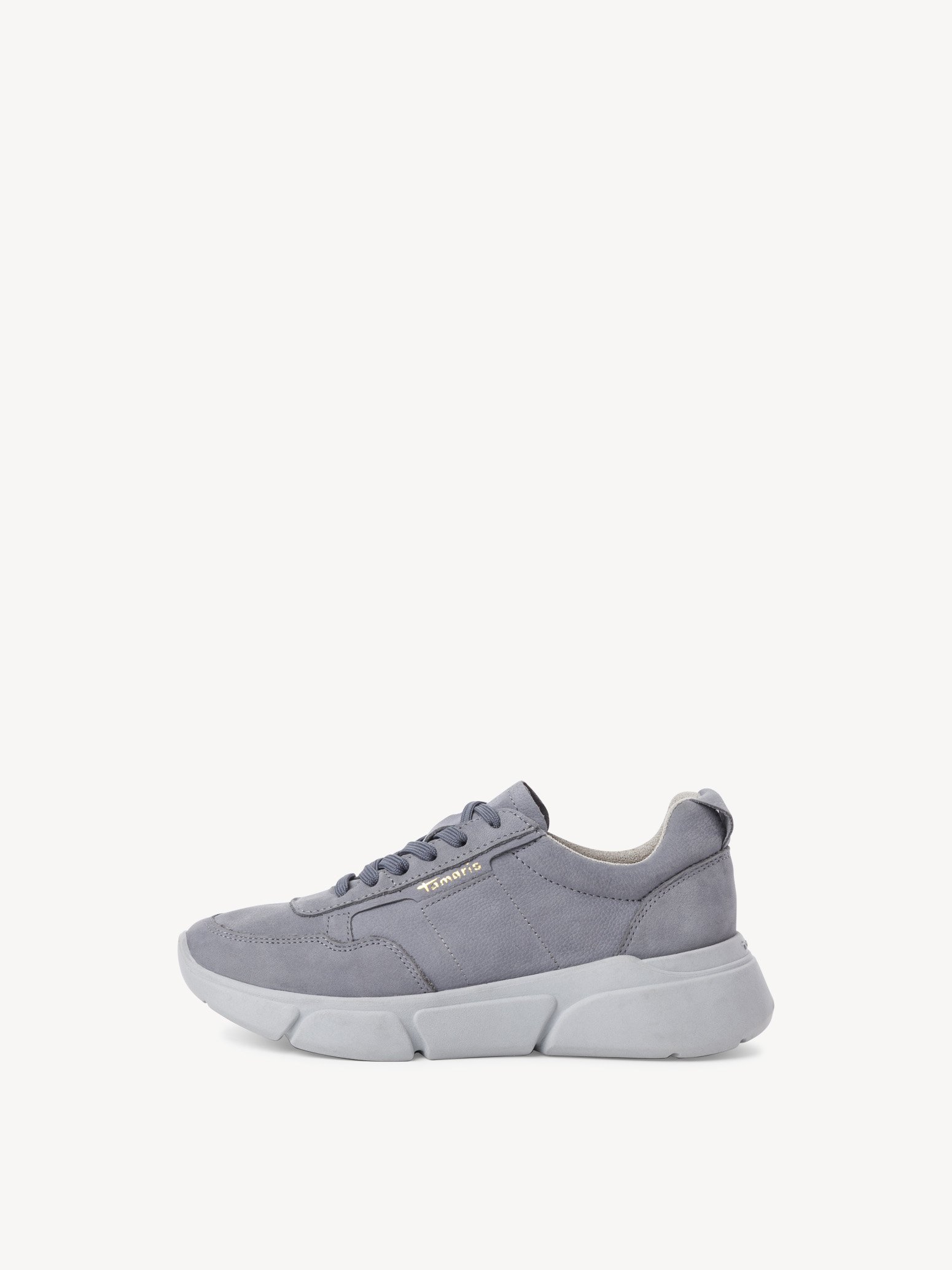 Leather Sneaker - grey