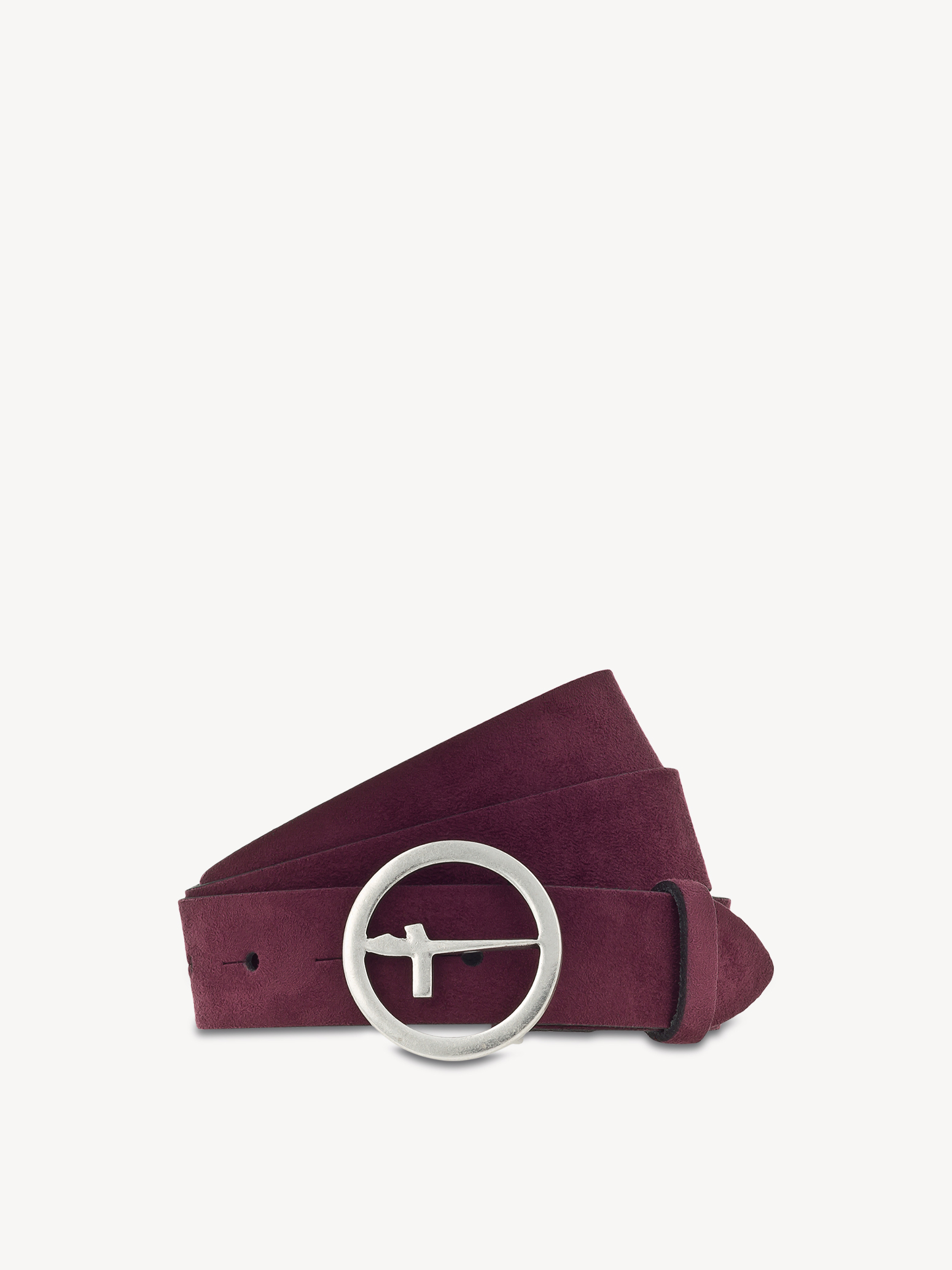 Leather Belt - red