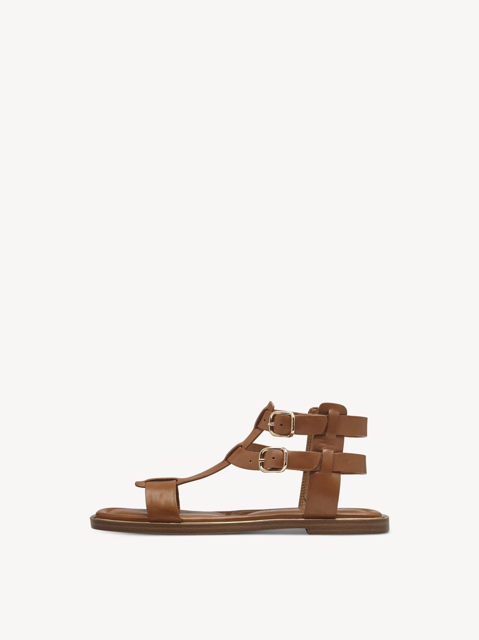 Sandale en cuir - marron