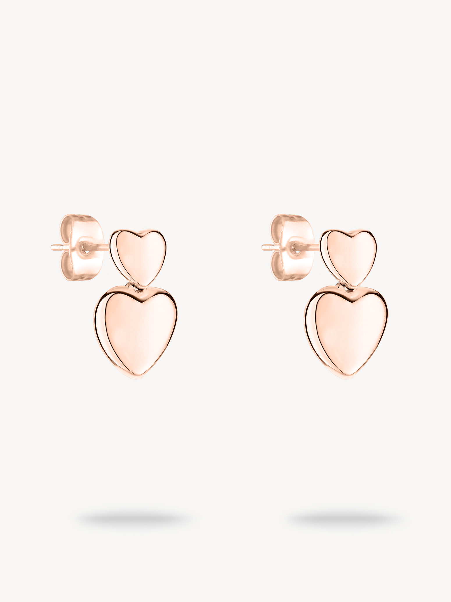 Ohrring rosegold Gr. 14mm