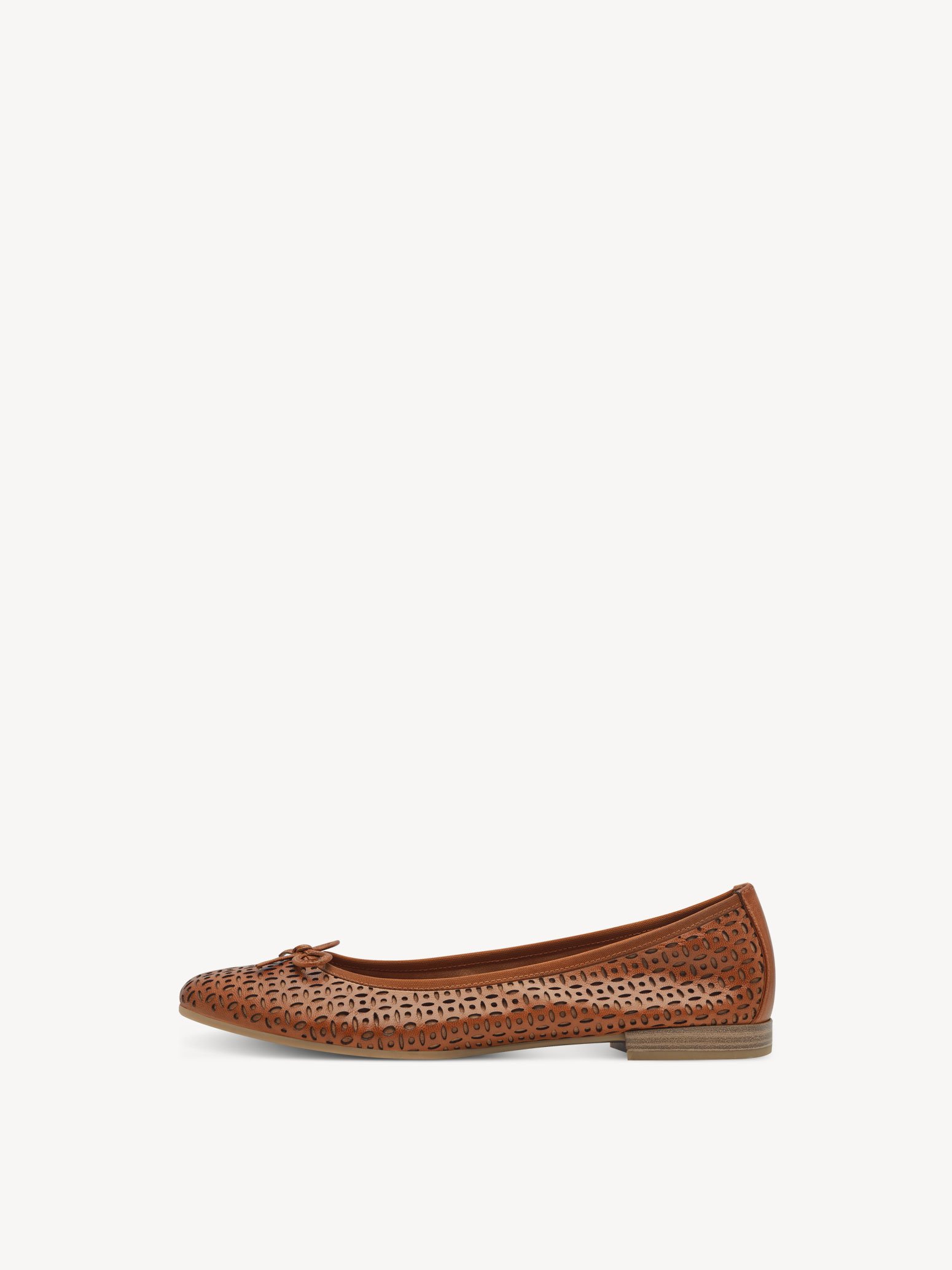 Ballerine en cuir - marron