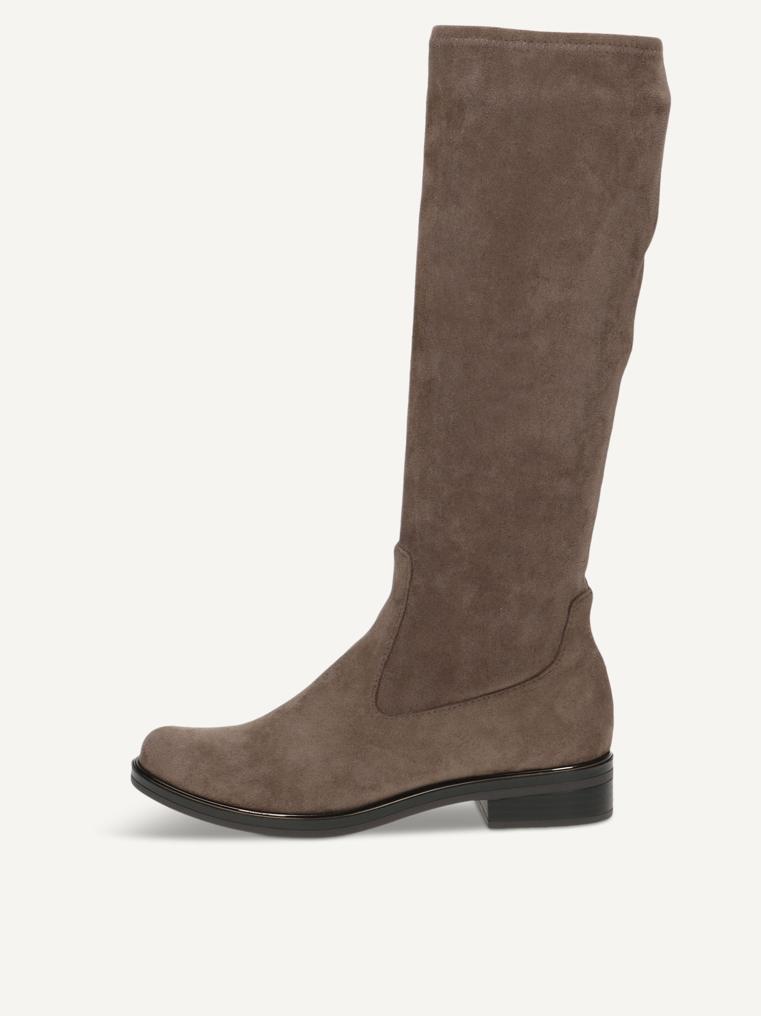 caprice boots brown made of textiles with block heel size 405