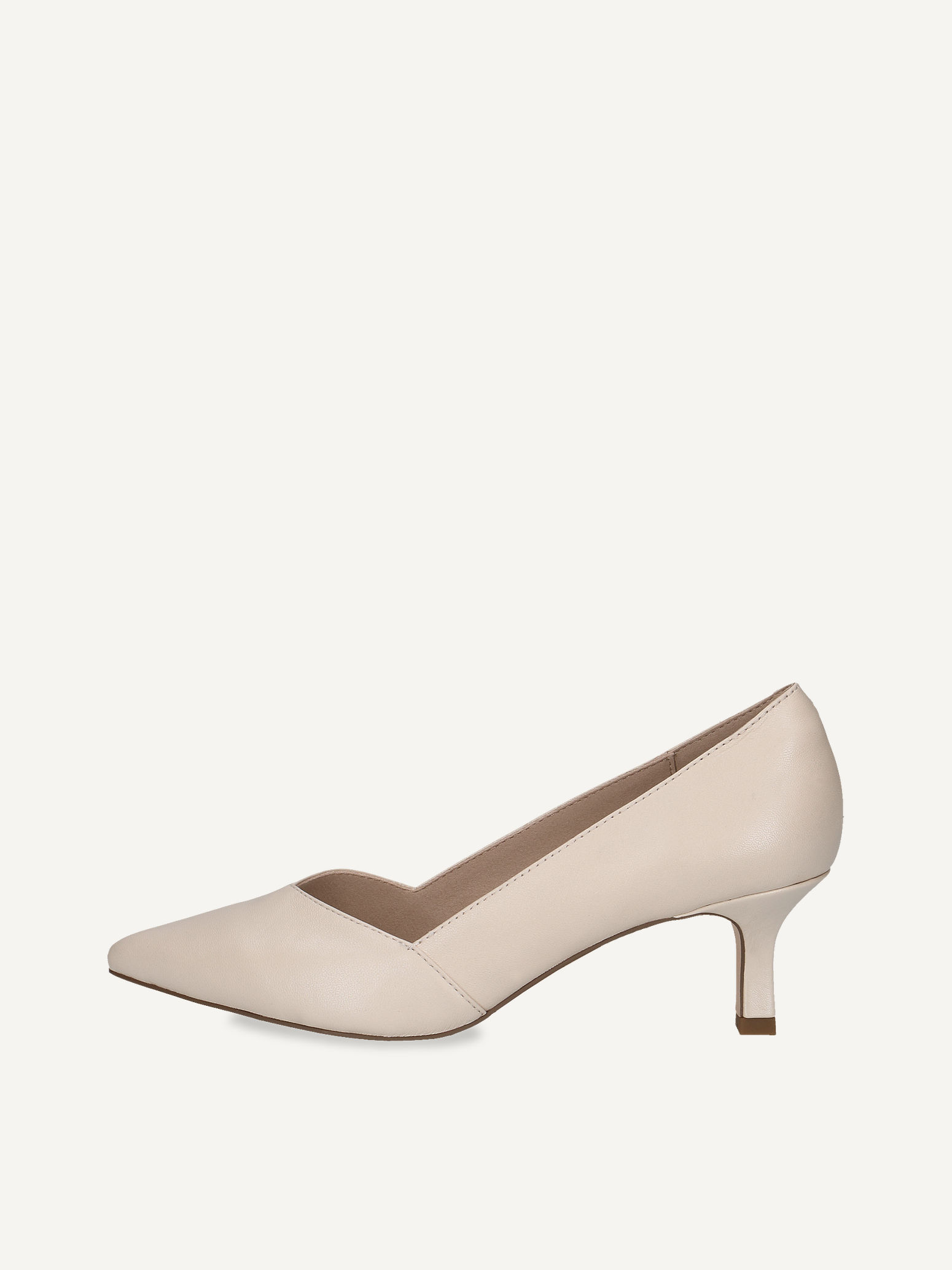 CAPRICE Escarpin beige en Cuir avec Queenie P385 56 €
