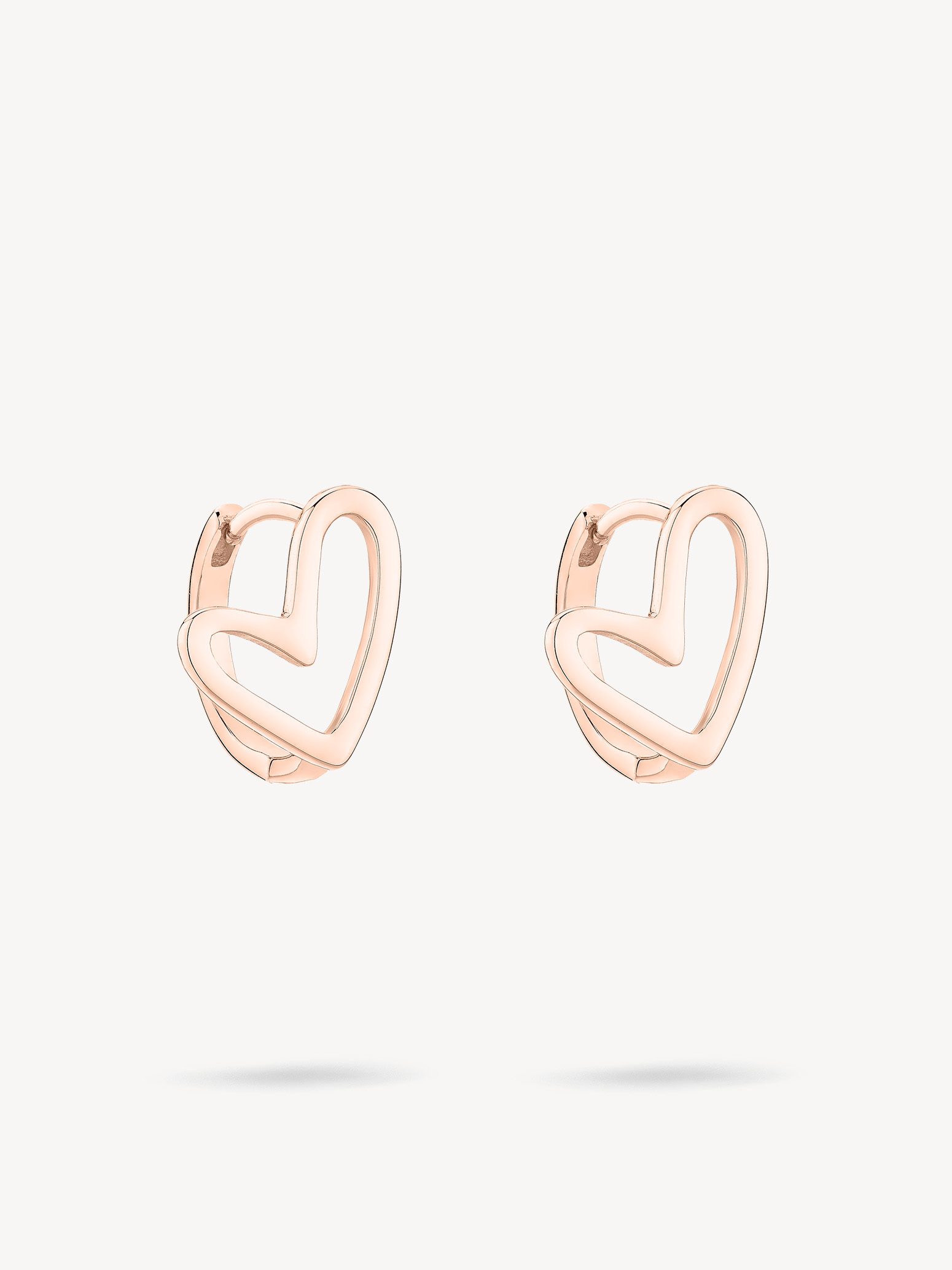 Ohrring rosegold Gr. 15mm