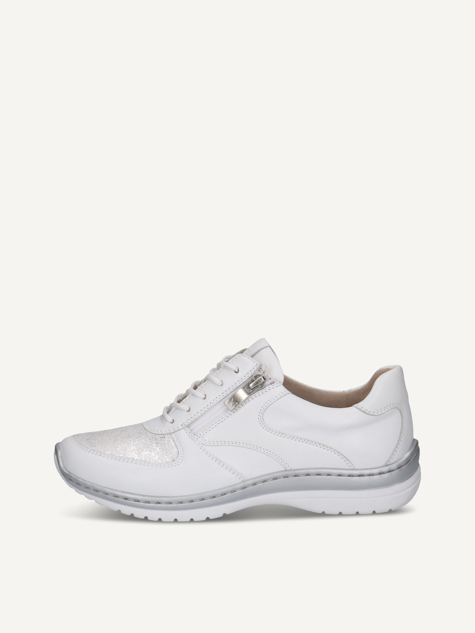 caprice sneaker white made of leather and synthetic size 42