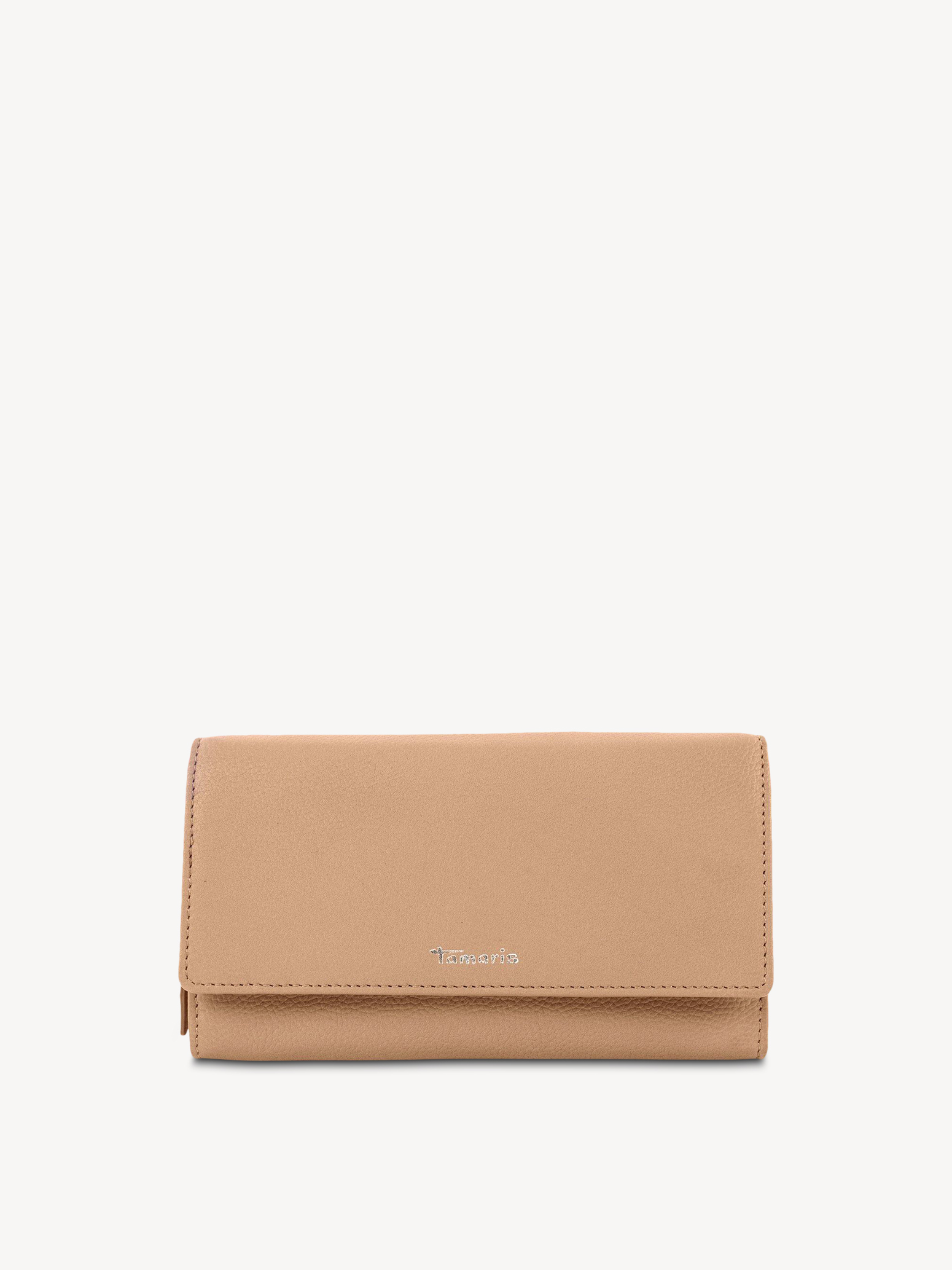 Leather Wallet - beige