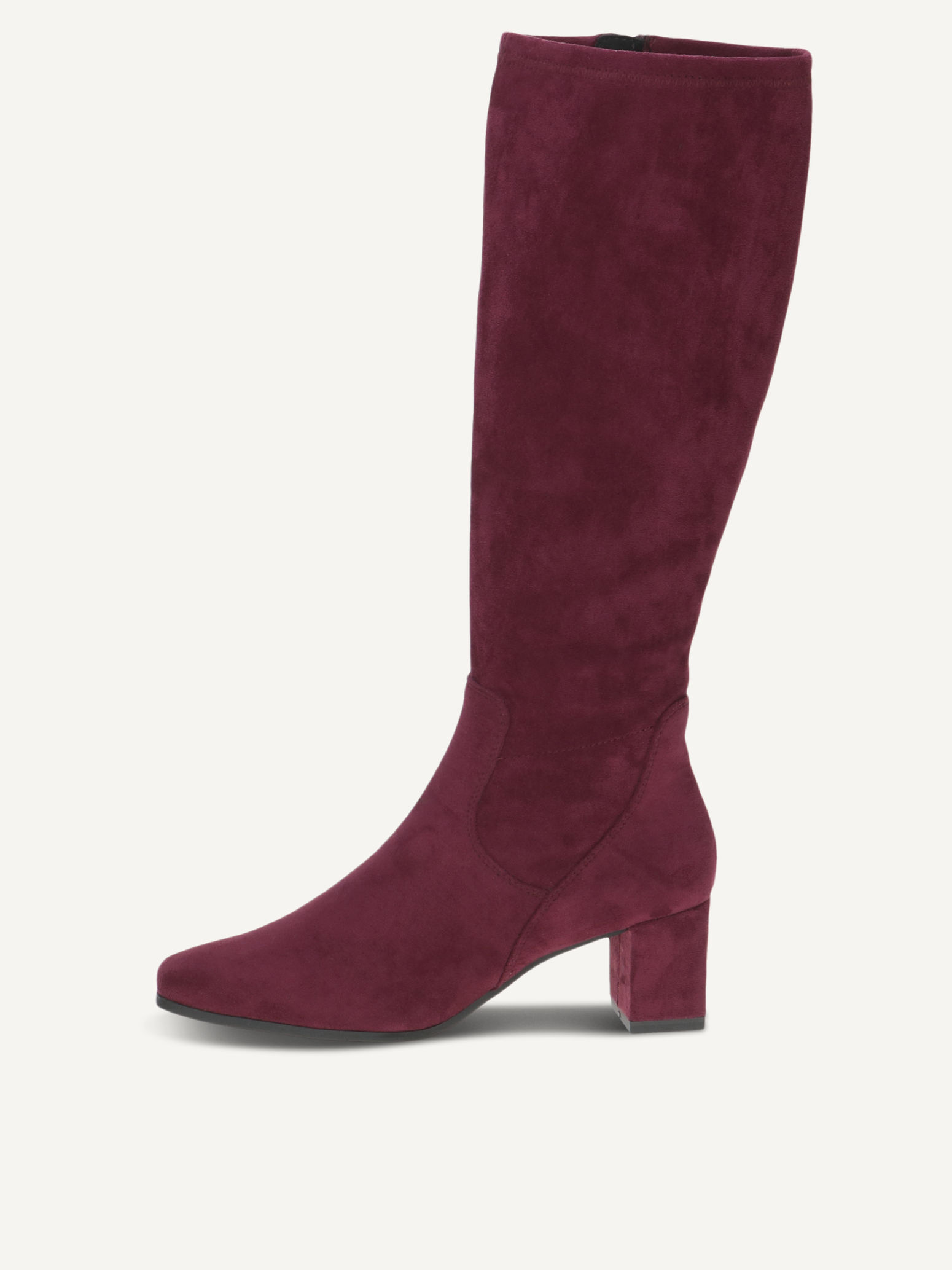 CAPRICE Bottes rouge en Textile avec Talon bloc P36 90$