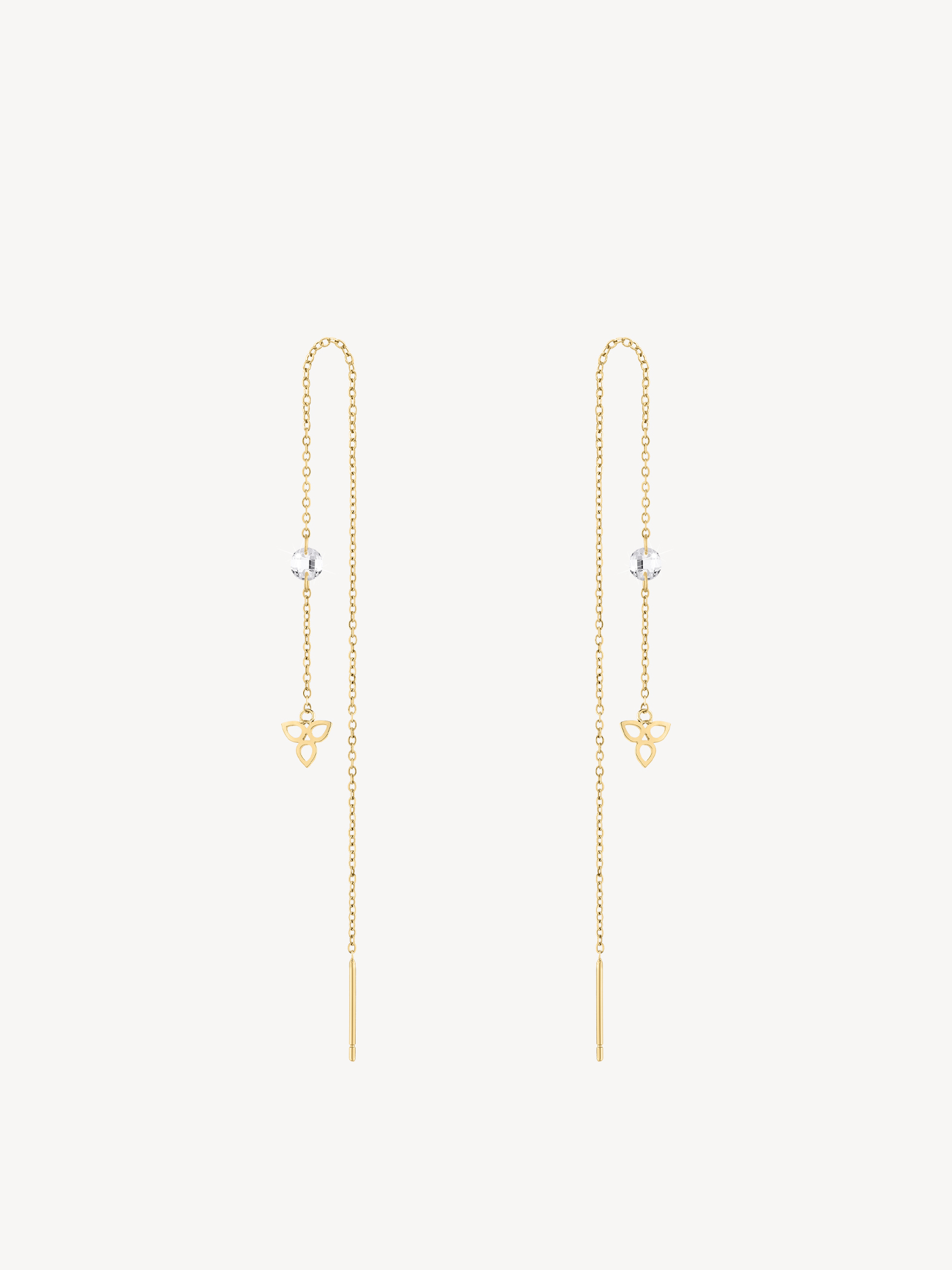 Ohrring gold Gr. 11cm