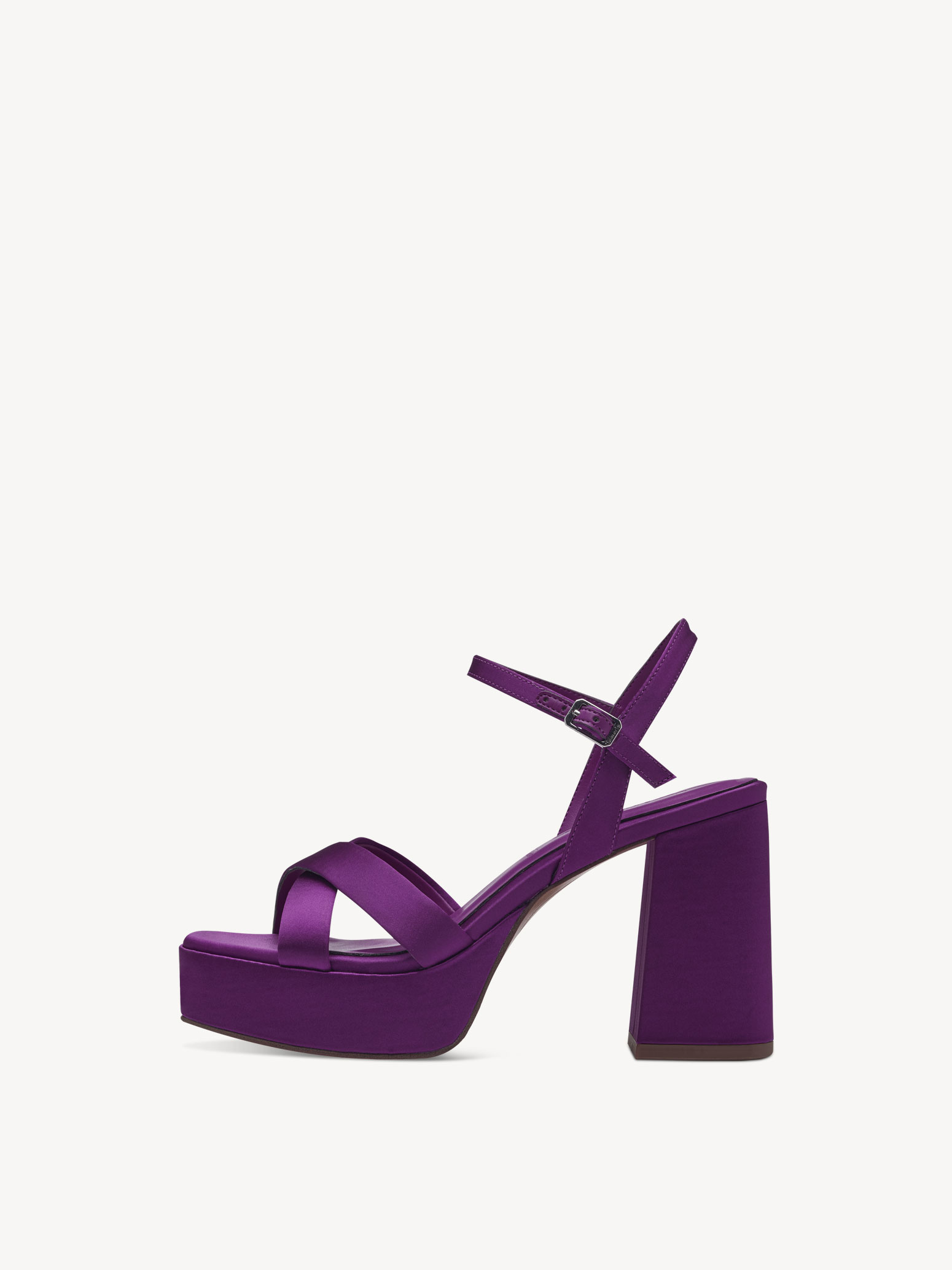 Heeled sandal - purple