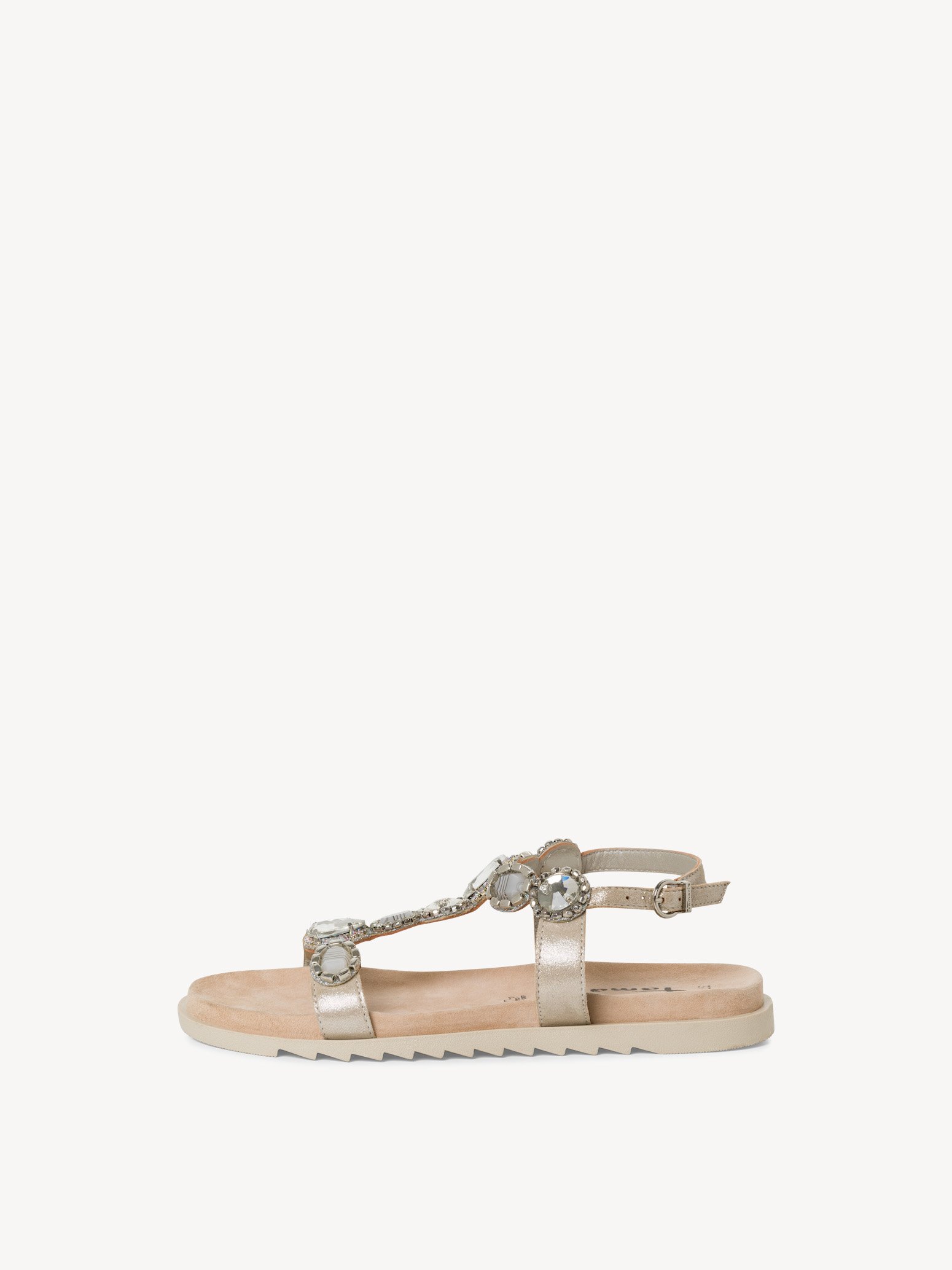 Leather Sandal - silver