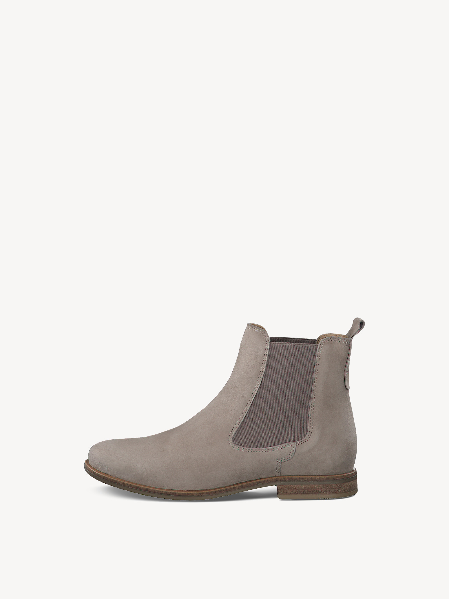 Leather Chelsea boot - beige