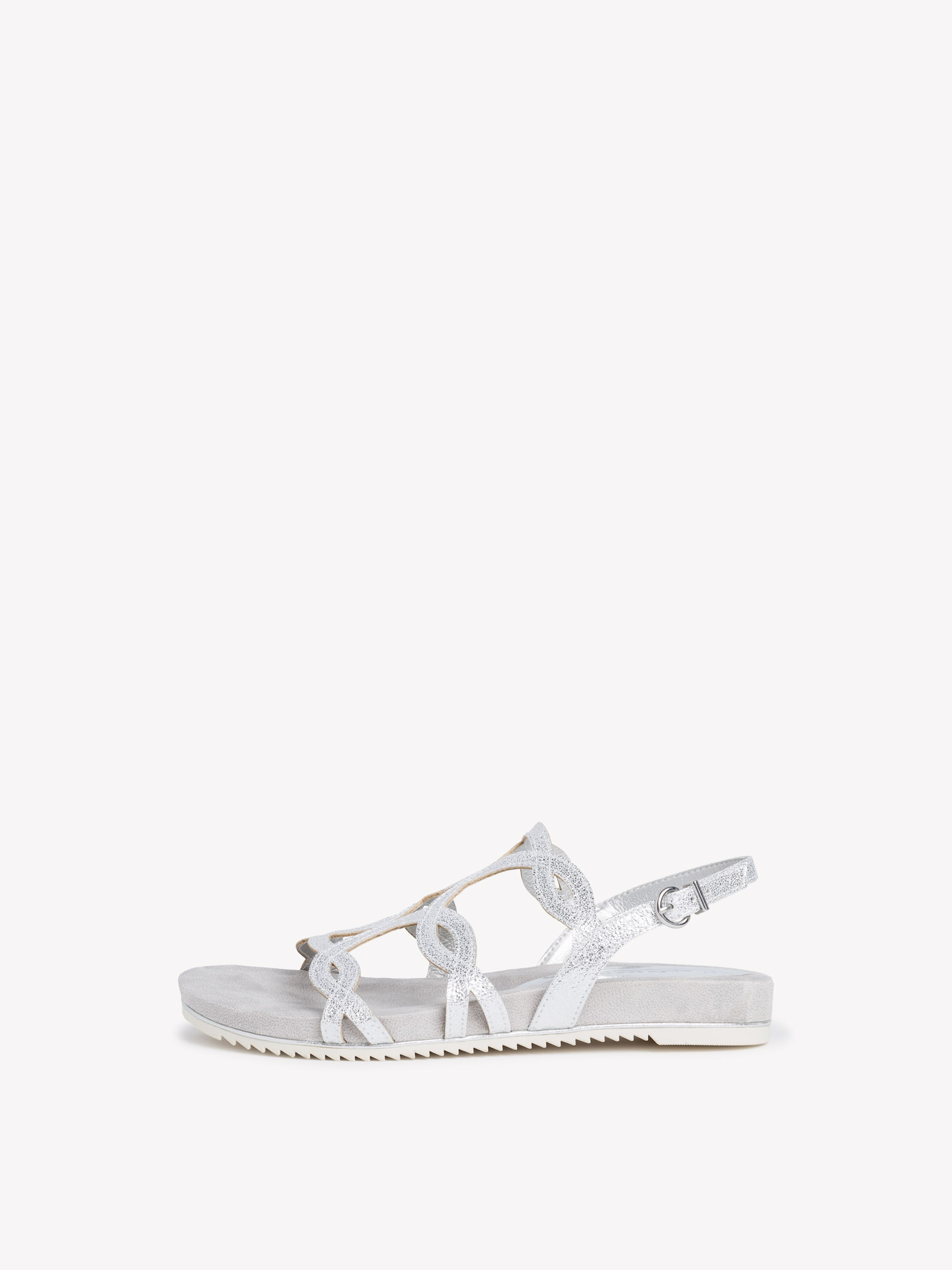 tamaris silver sandals