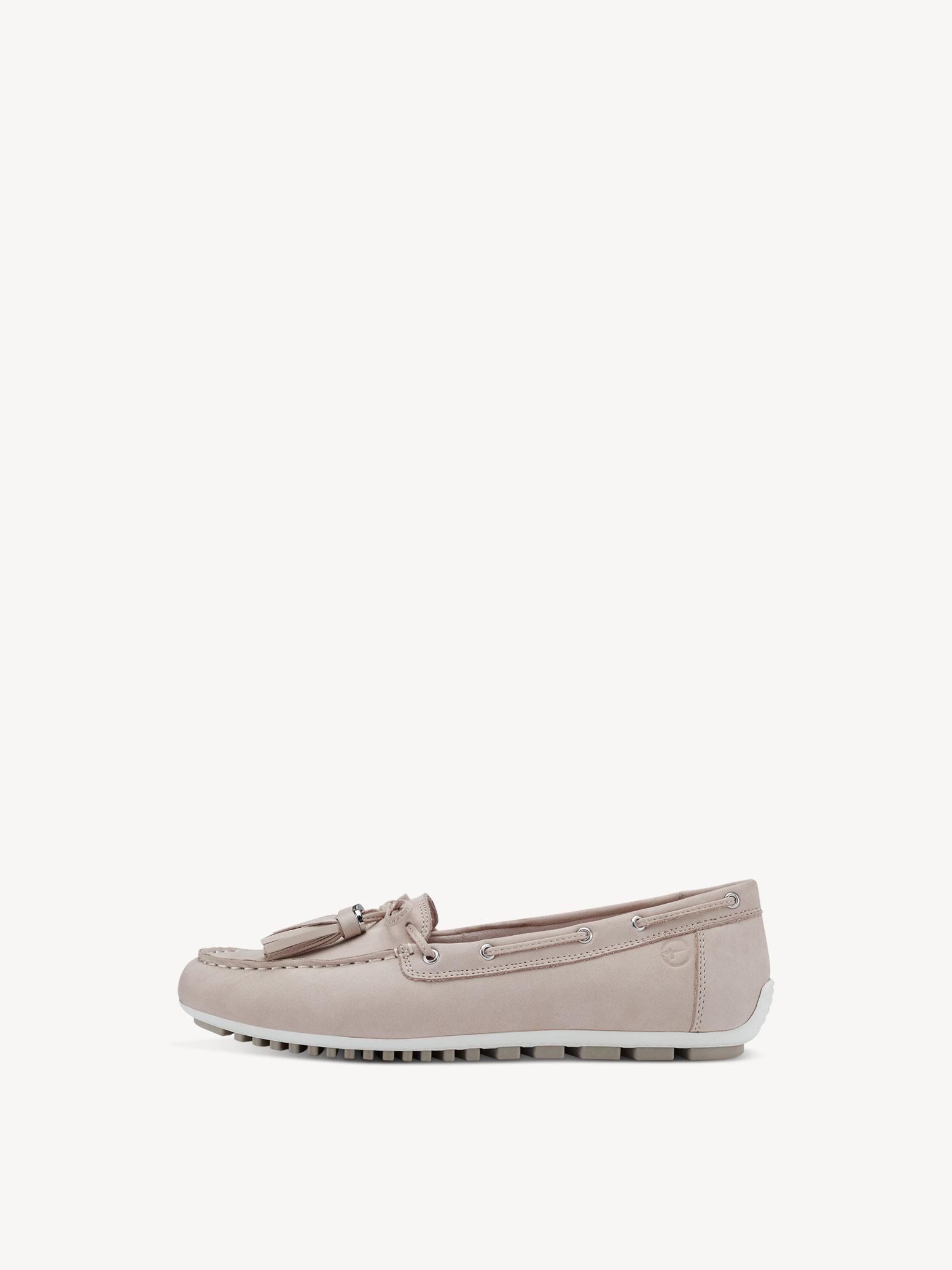 Leather Moccasin - rose