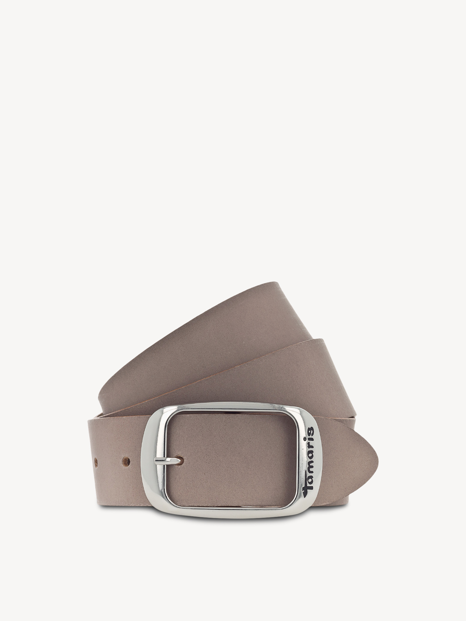 Leather Belt - grey