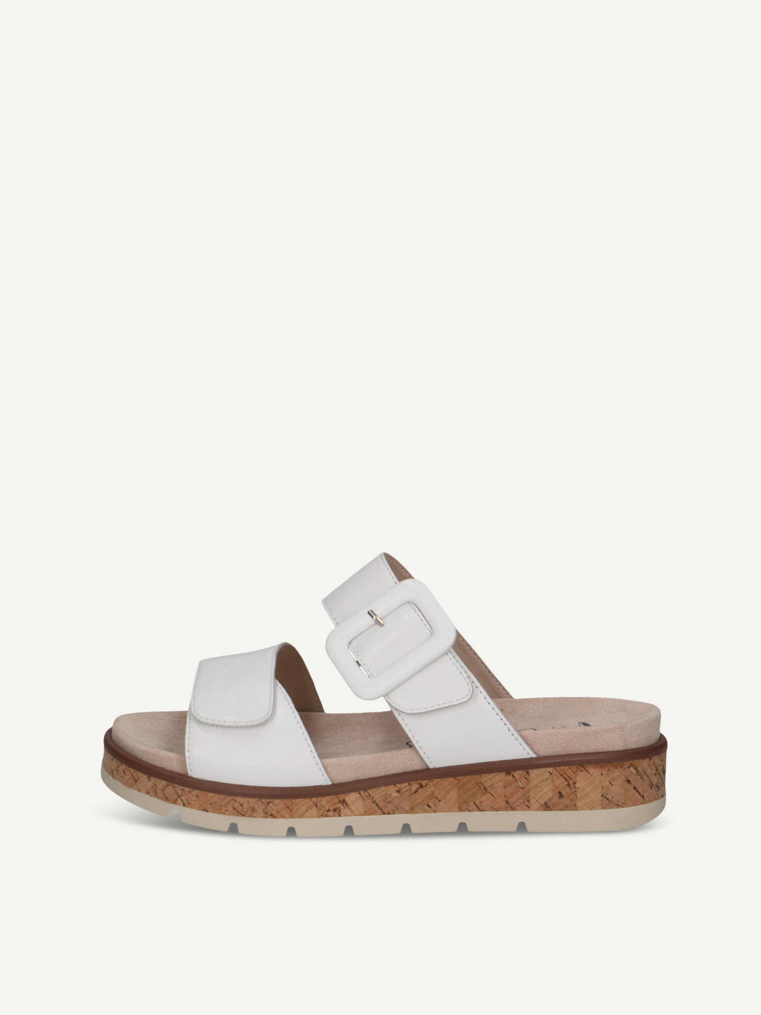 CAPRICE Mule blanc en Cuir sans talon P42 61 €