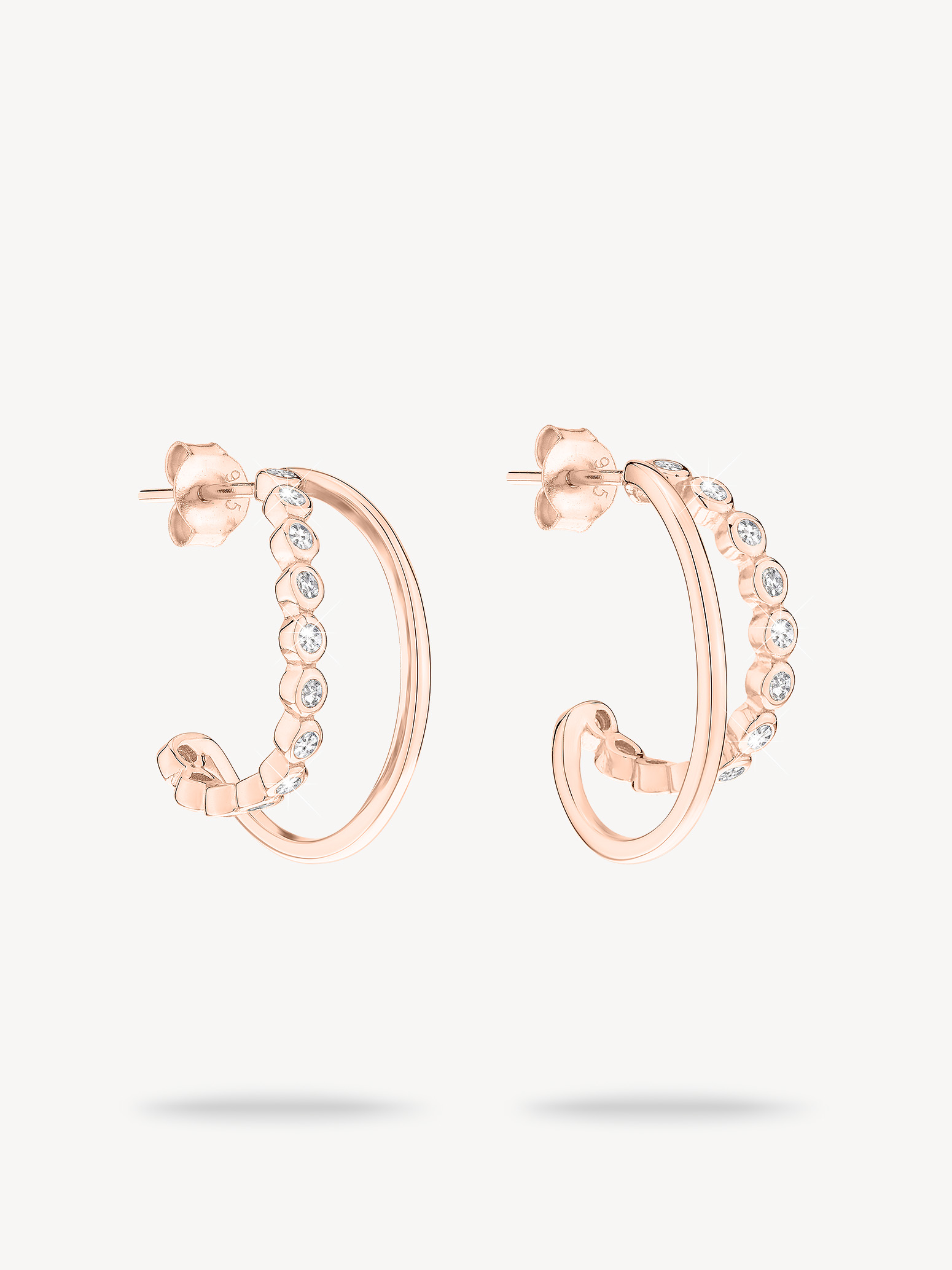 Creole rosegold Gr. 21mm