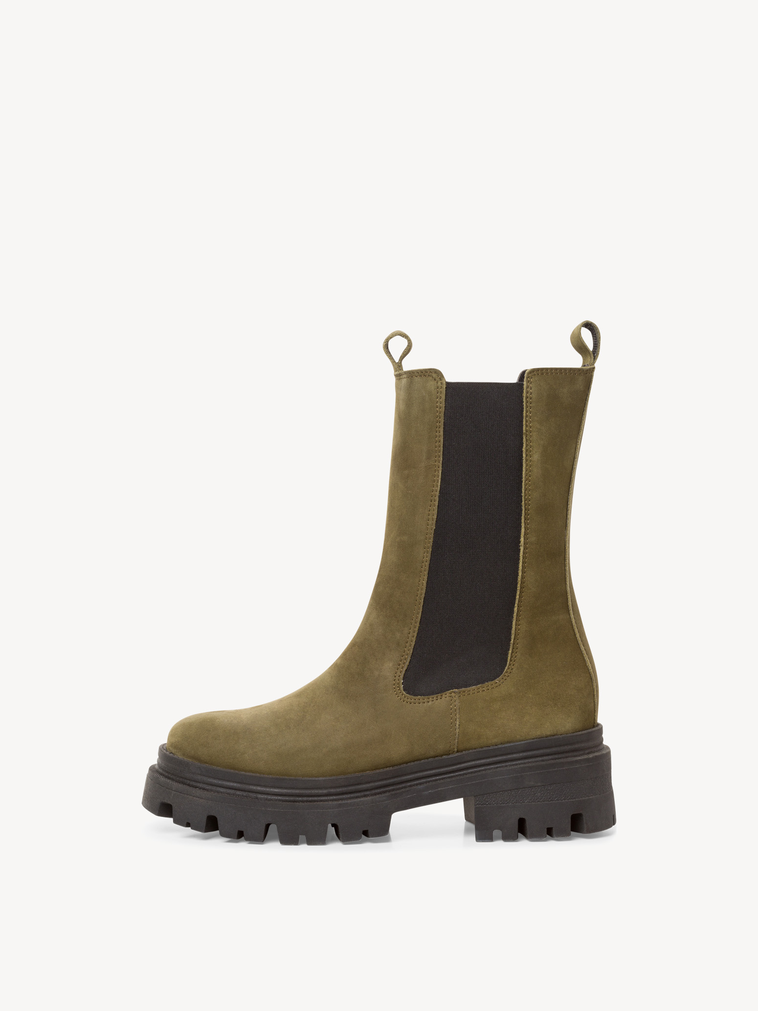 Leather Chelsea boot - green