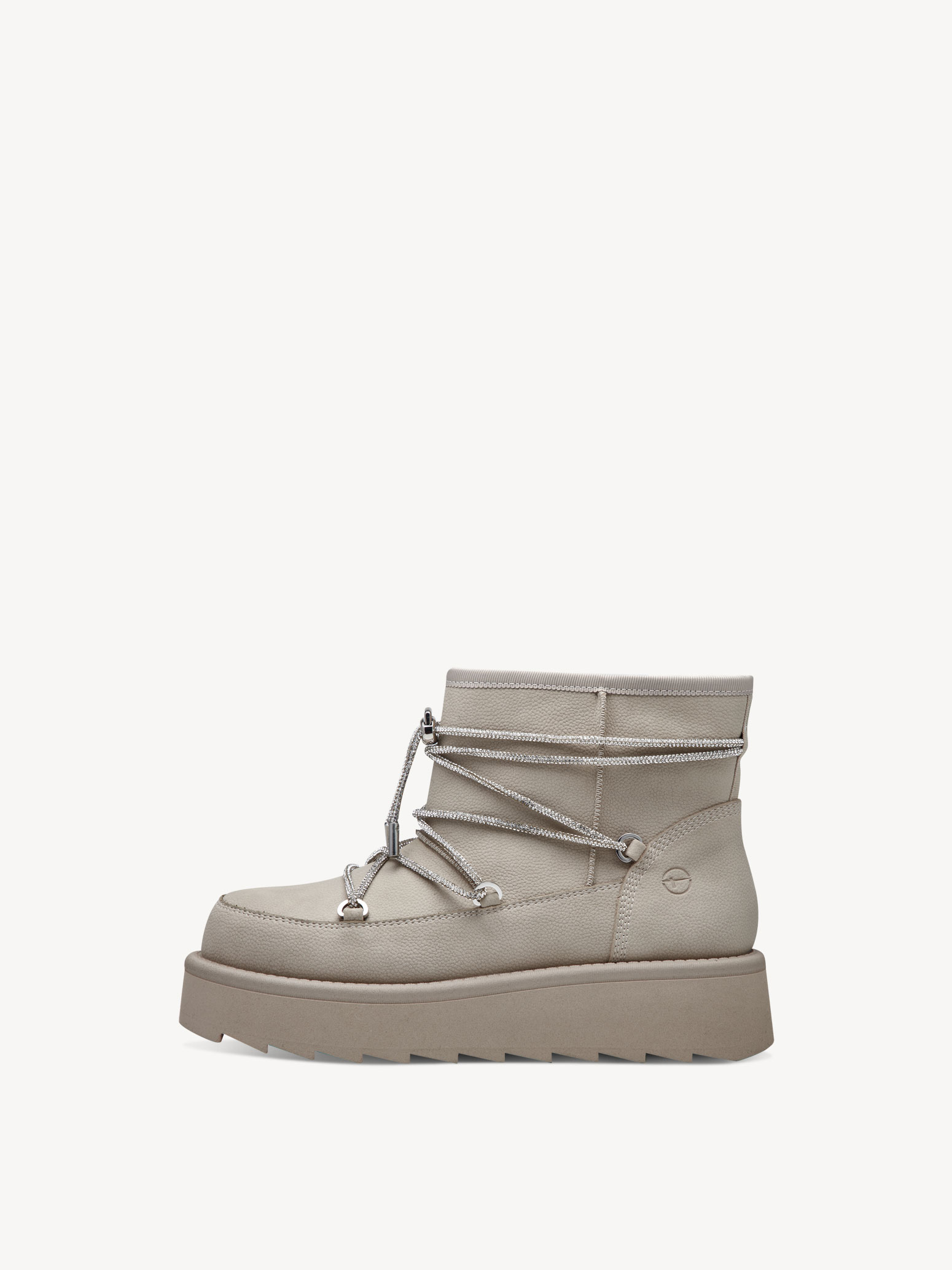 Stiefelette - beige Warmfutter