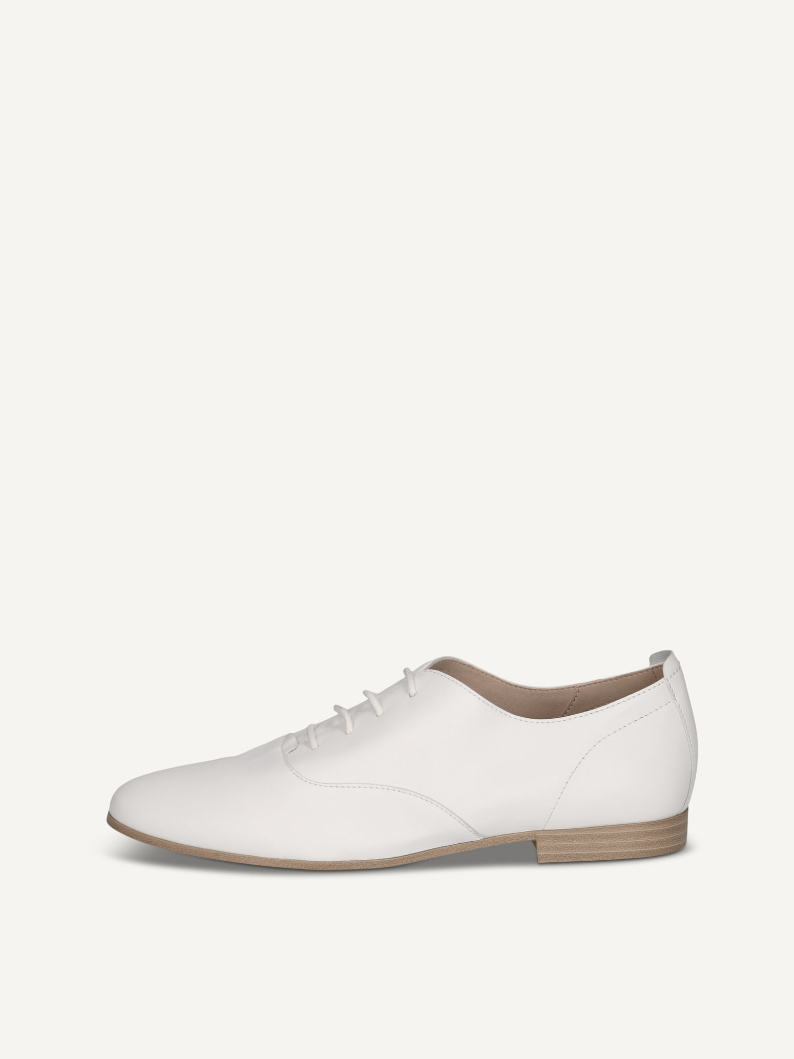 caprice low shoes white made of leather size 38