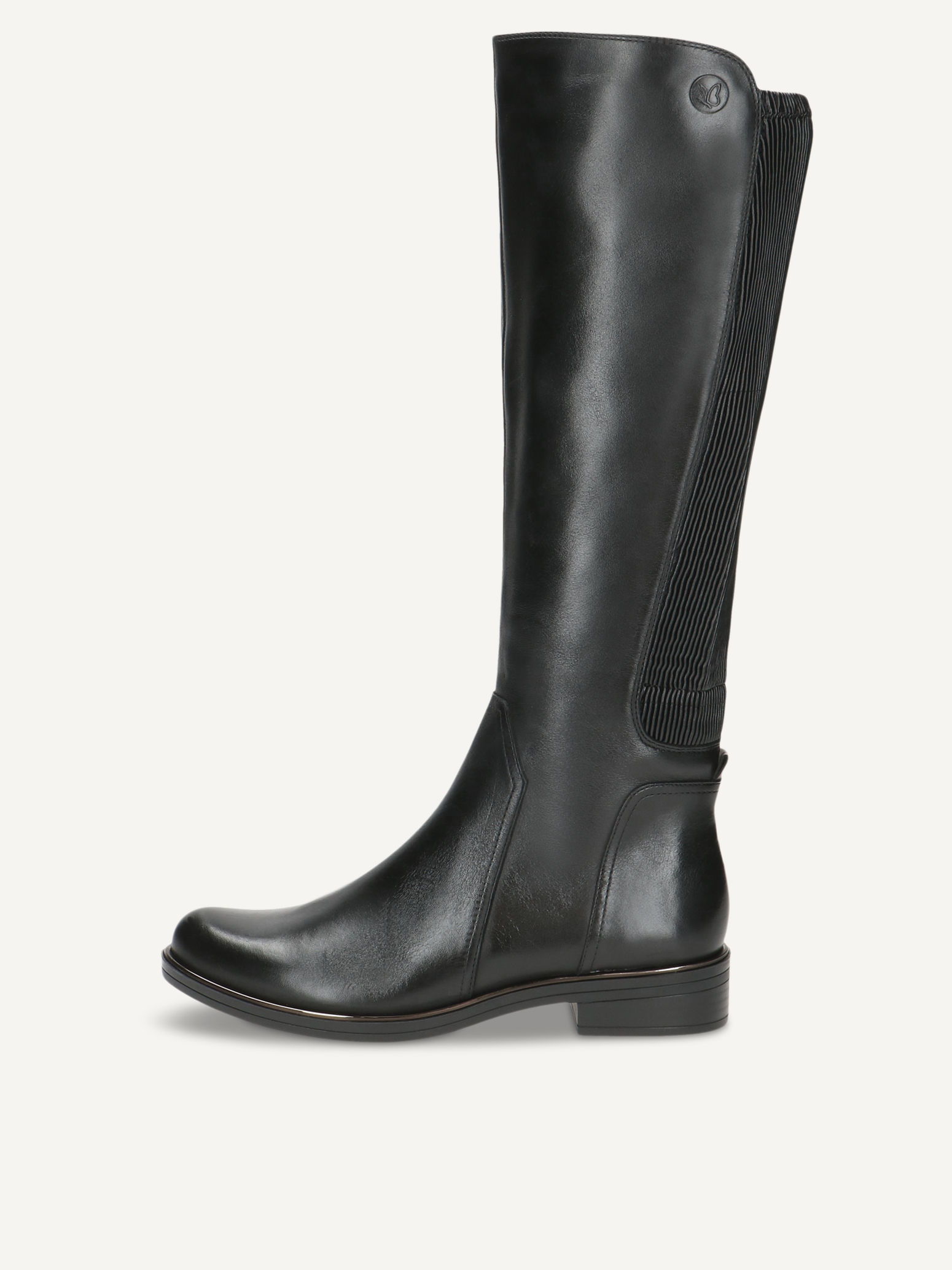 CAPRICE Bottes noir en Mlange de matriaux de cuir et synthtique avec Talon bloc P375 150 €