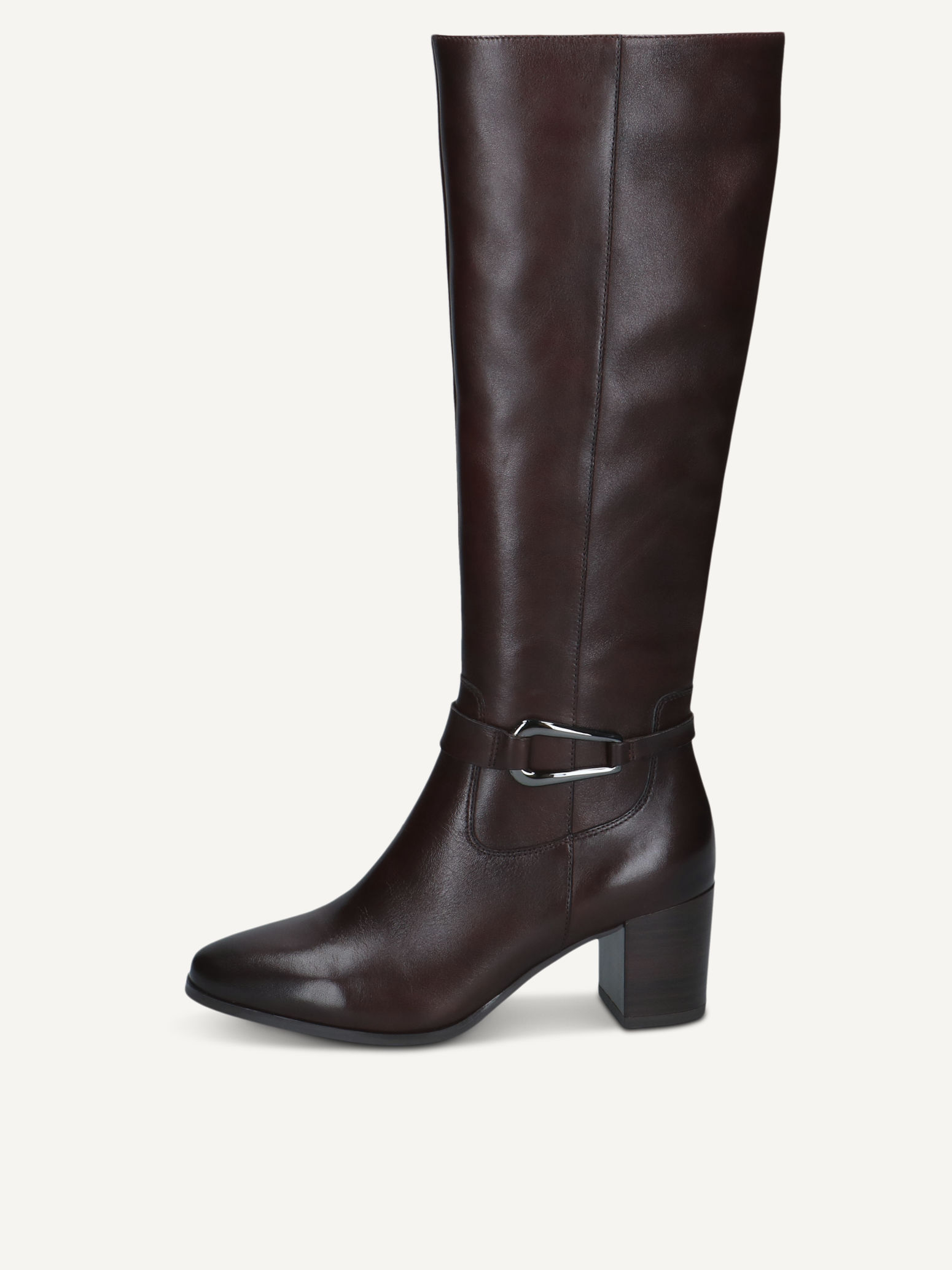 CAPRICE Bottes marron en Cuir avec Talon bloc P40 170$