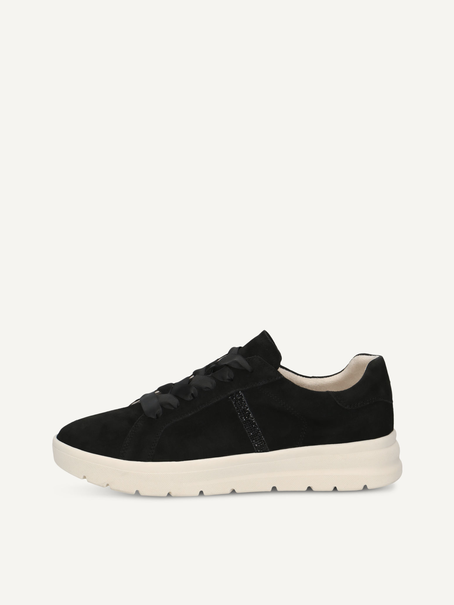 caprice low shoes black made of leather size 38
