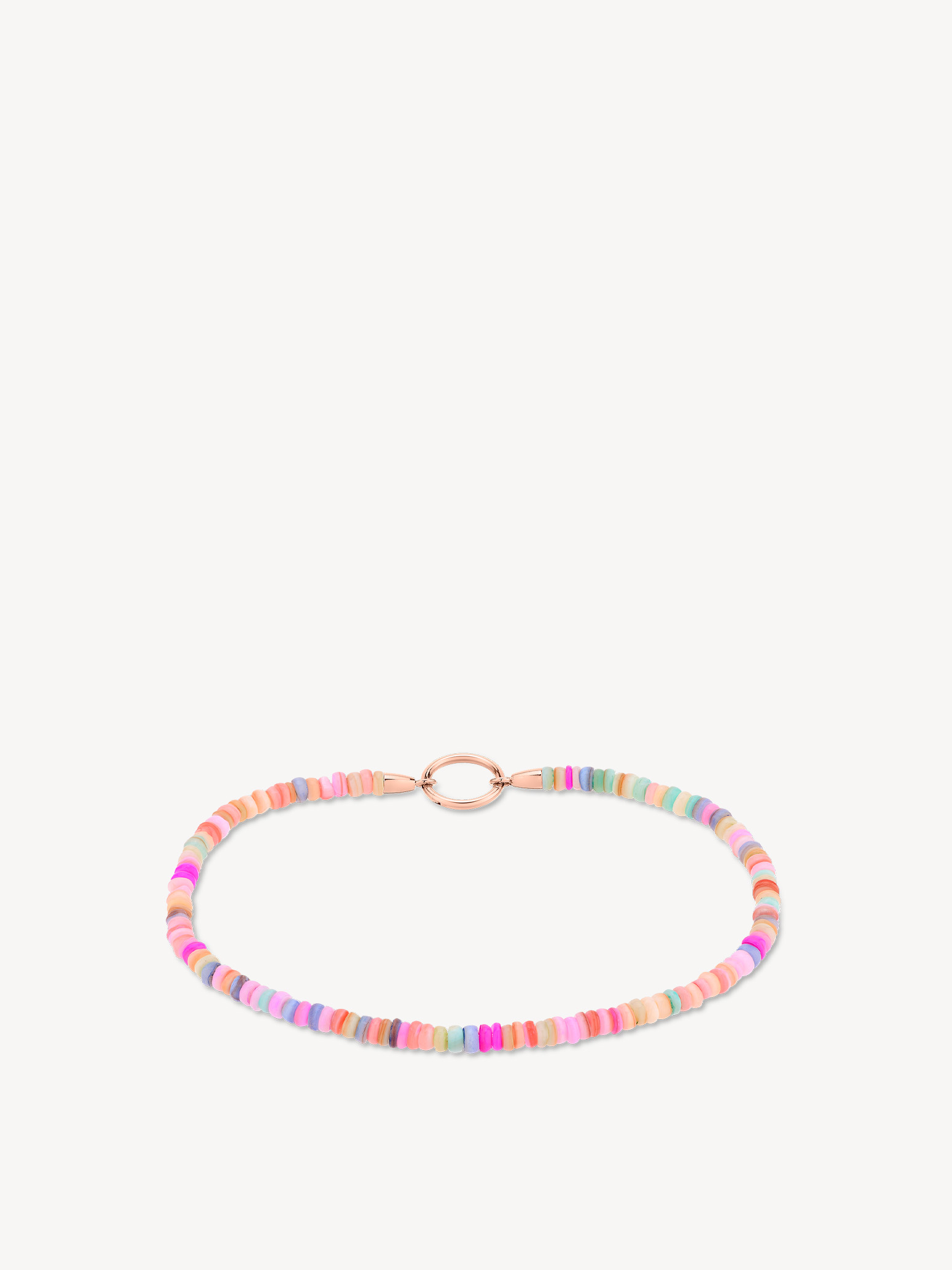 Enkelbandje rosegoud - 25cm