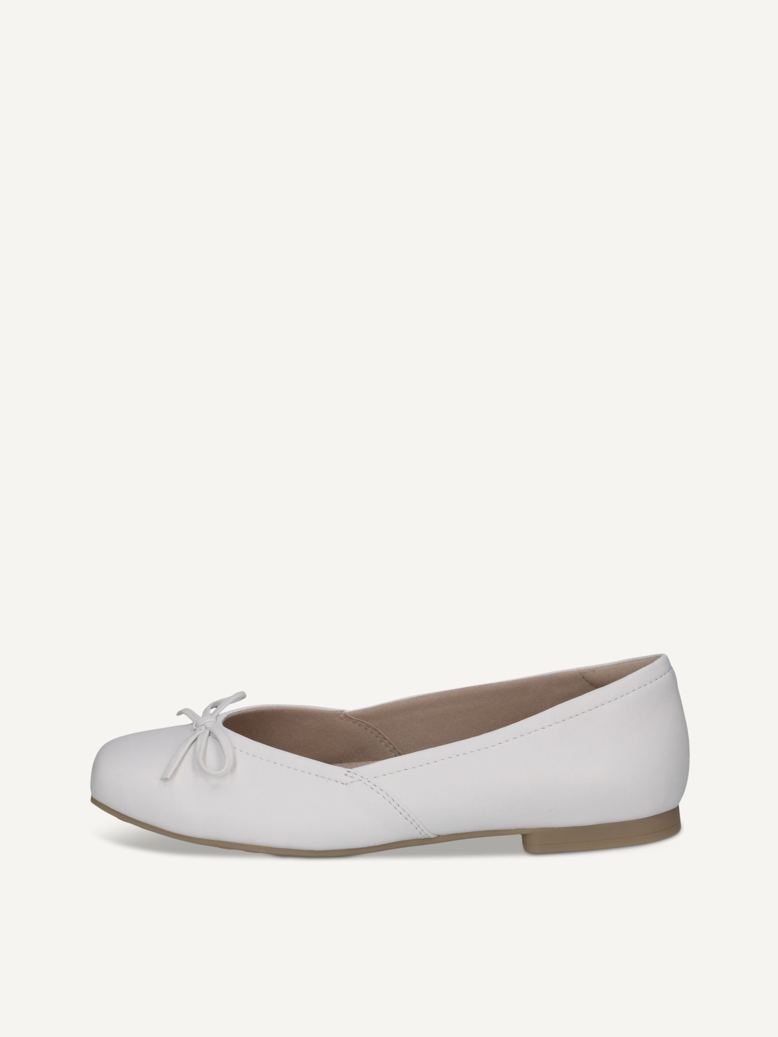 CAPRICE Ballerine blanc en Cuir P42 59$