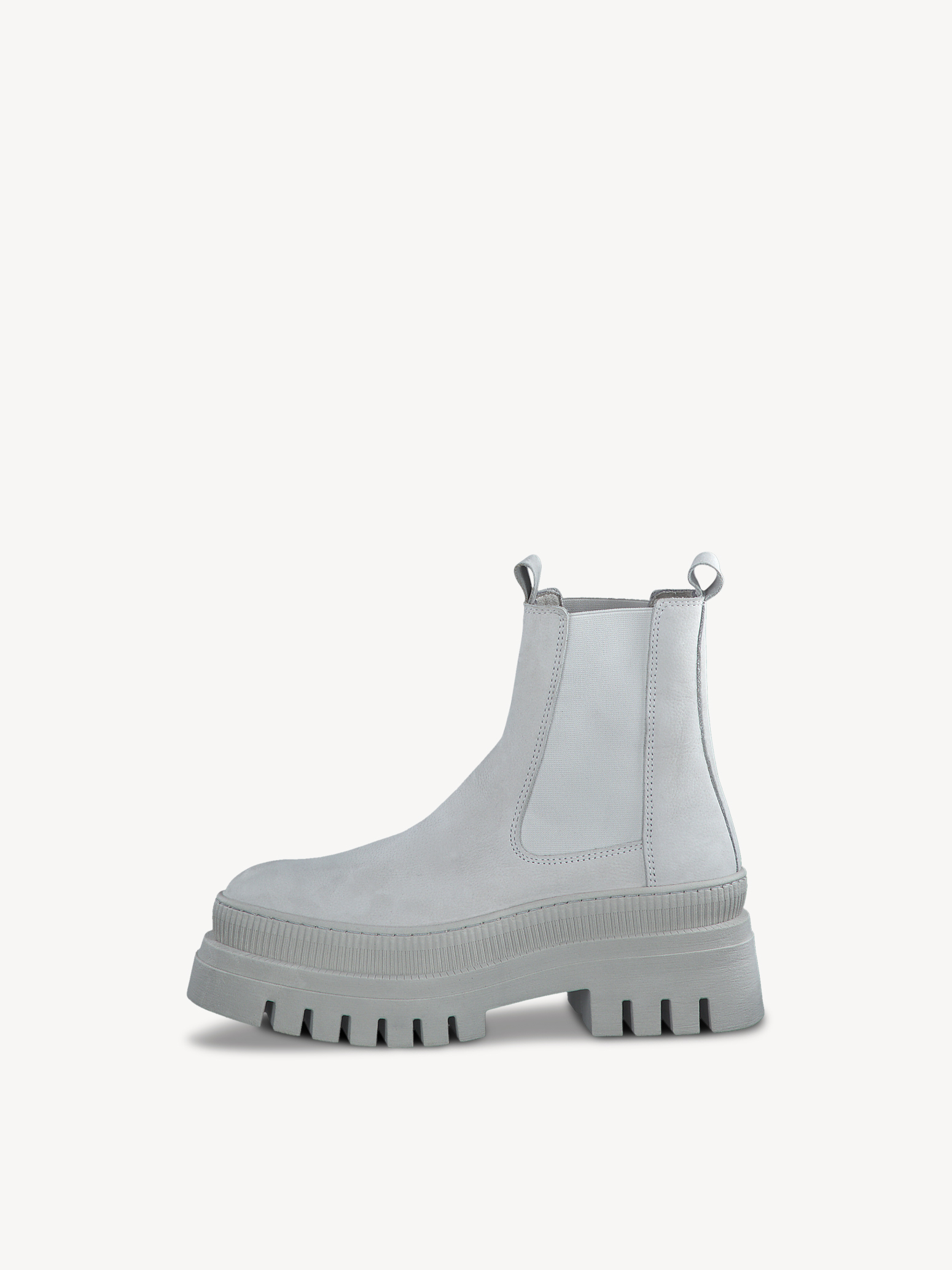 Leather Chelsea boot - grey